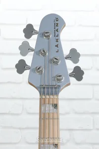 Lakland Skyline 55-02 Custom Bass Guitar - Ice Blue Metallic with Maple Fingerboard