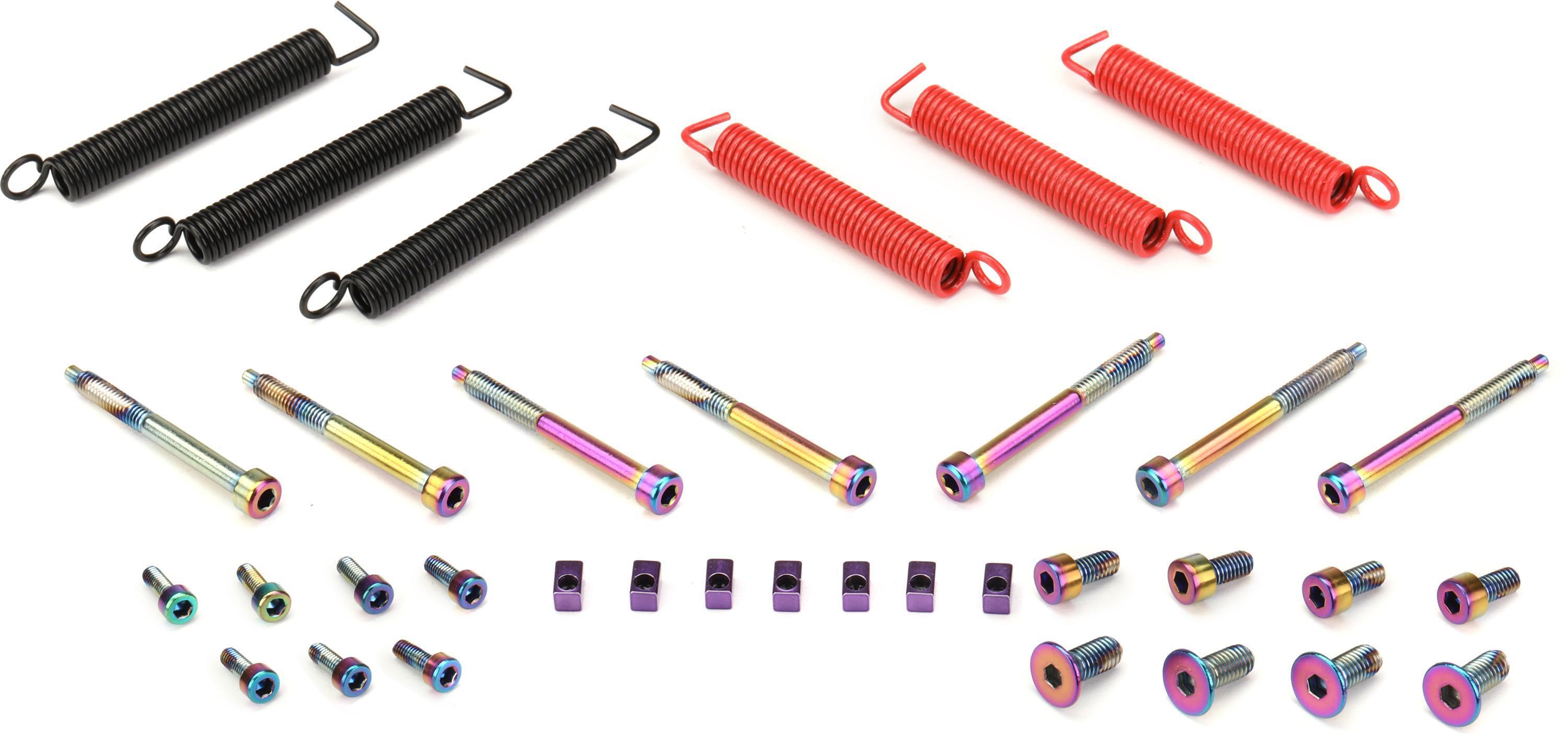 Floyd Rose Hardware Upgrade Kit Stainless Steel, Burnt Chrome