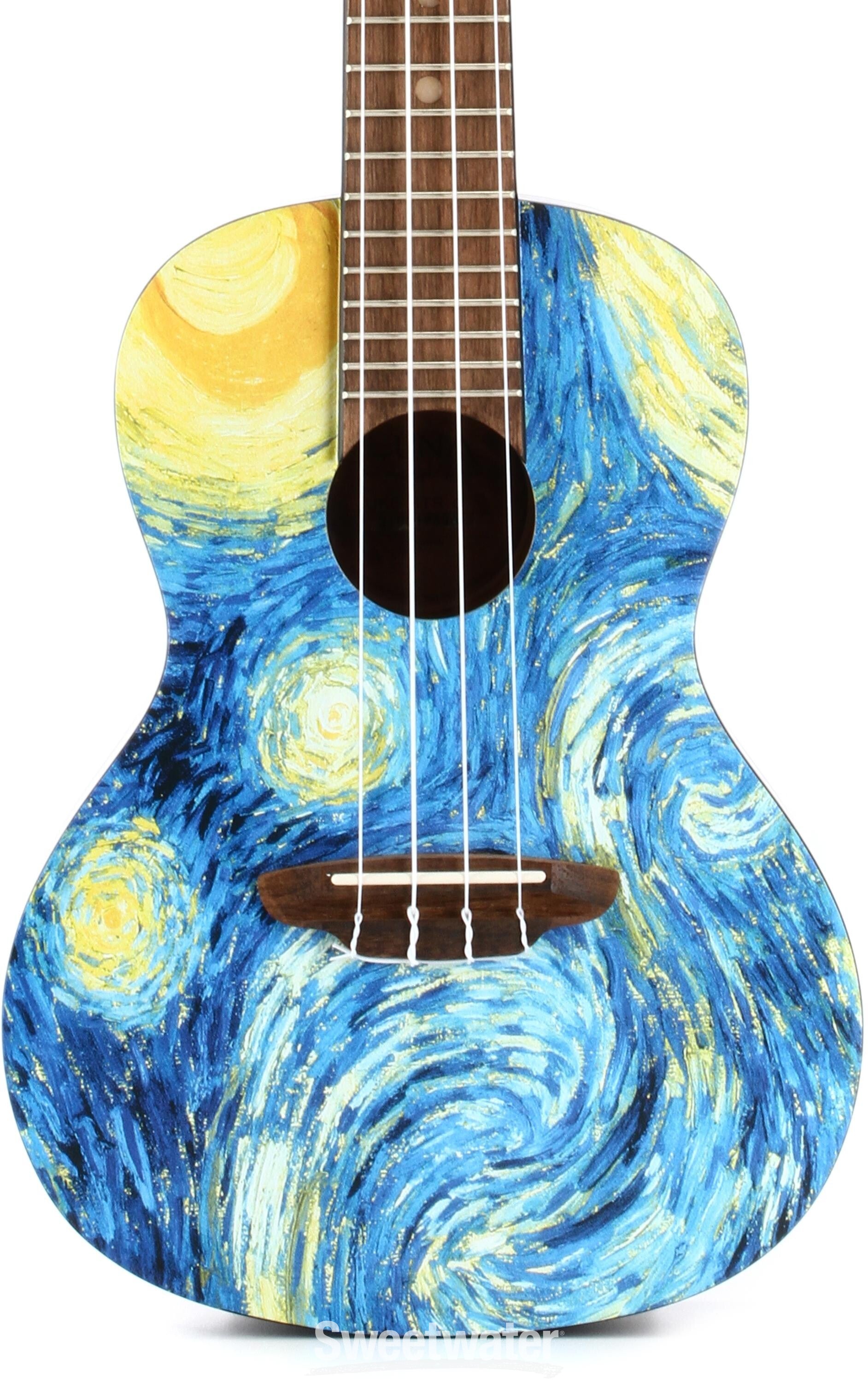 Luna Starry Night Concert Ukulele - Starry Night Graphic