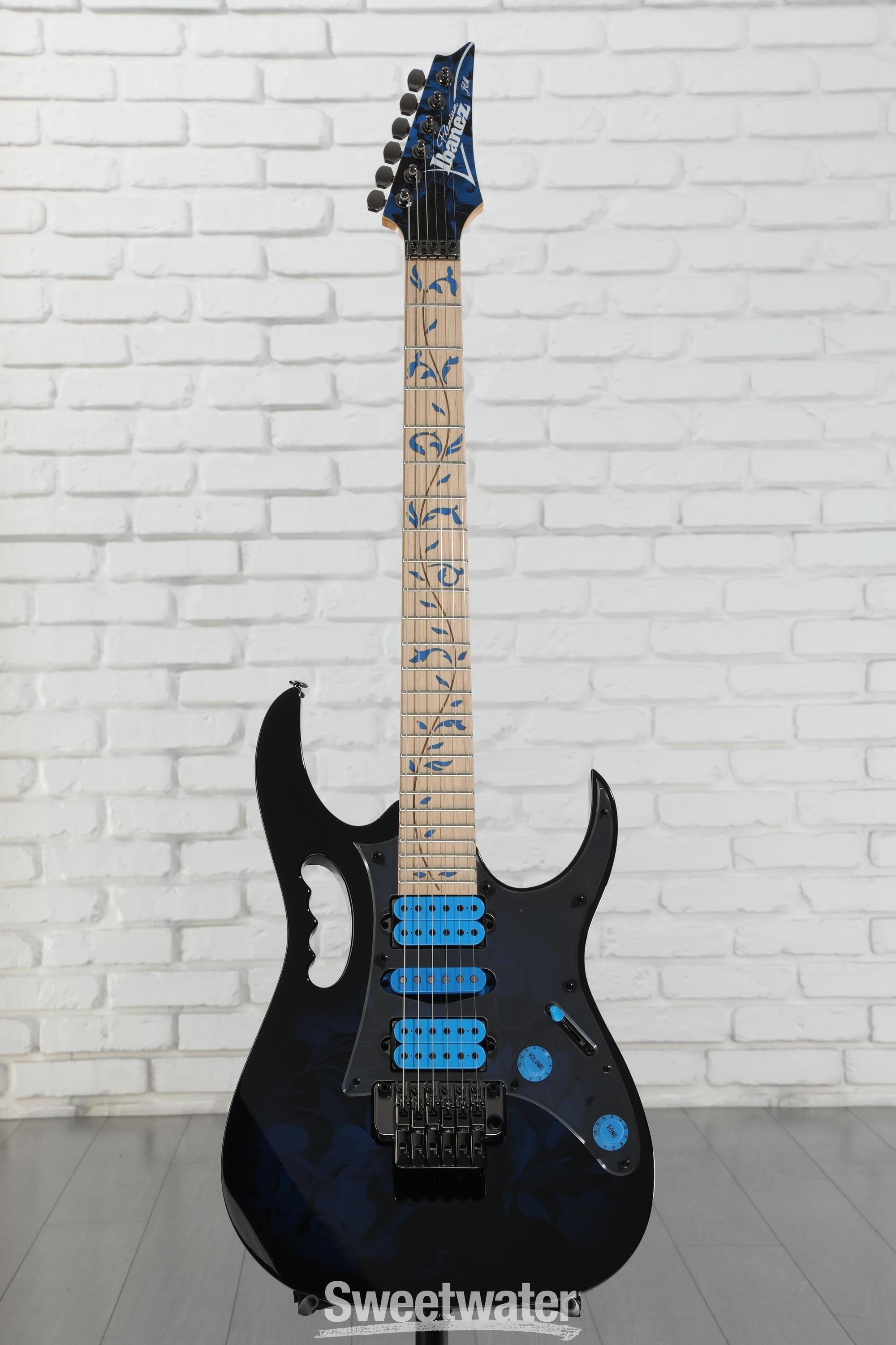Ibanez Steve Vai Signature JEM77 - Blue Floral Pattern