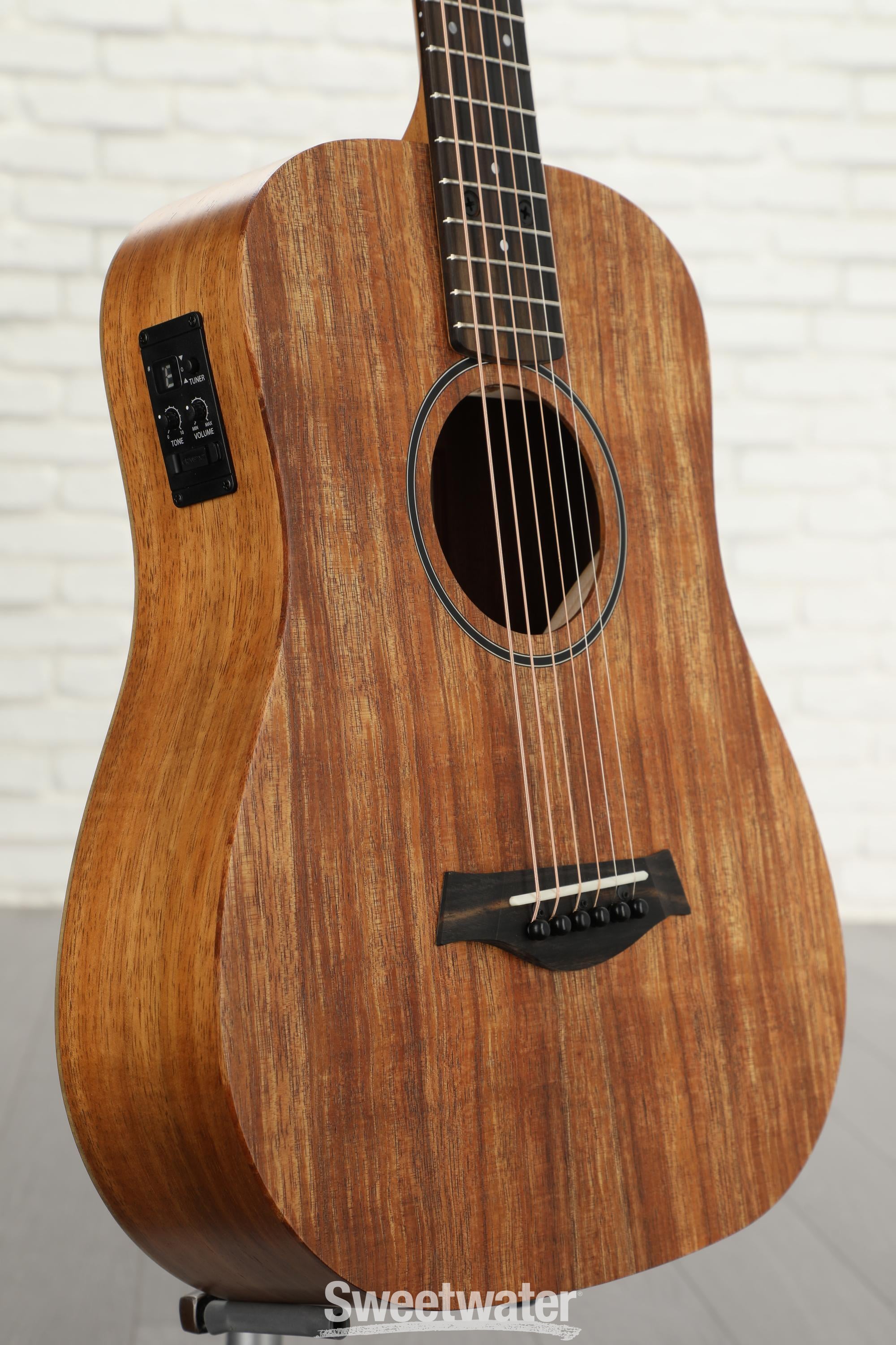 Taylor Baby Taylor BTe Koa Dent n Scratch Acoustic Electric Guitar Natural Koa
