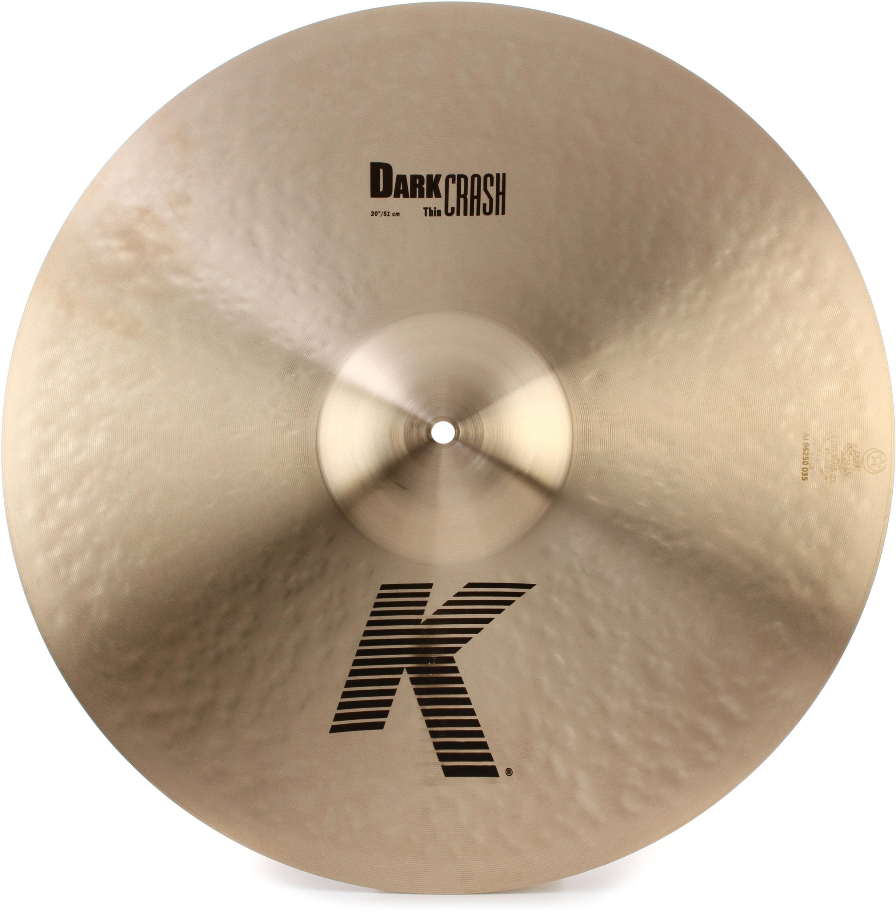 Zildjian 20 inch K Zildjian Dark Thin Crash Cymbal | Sweetwater