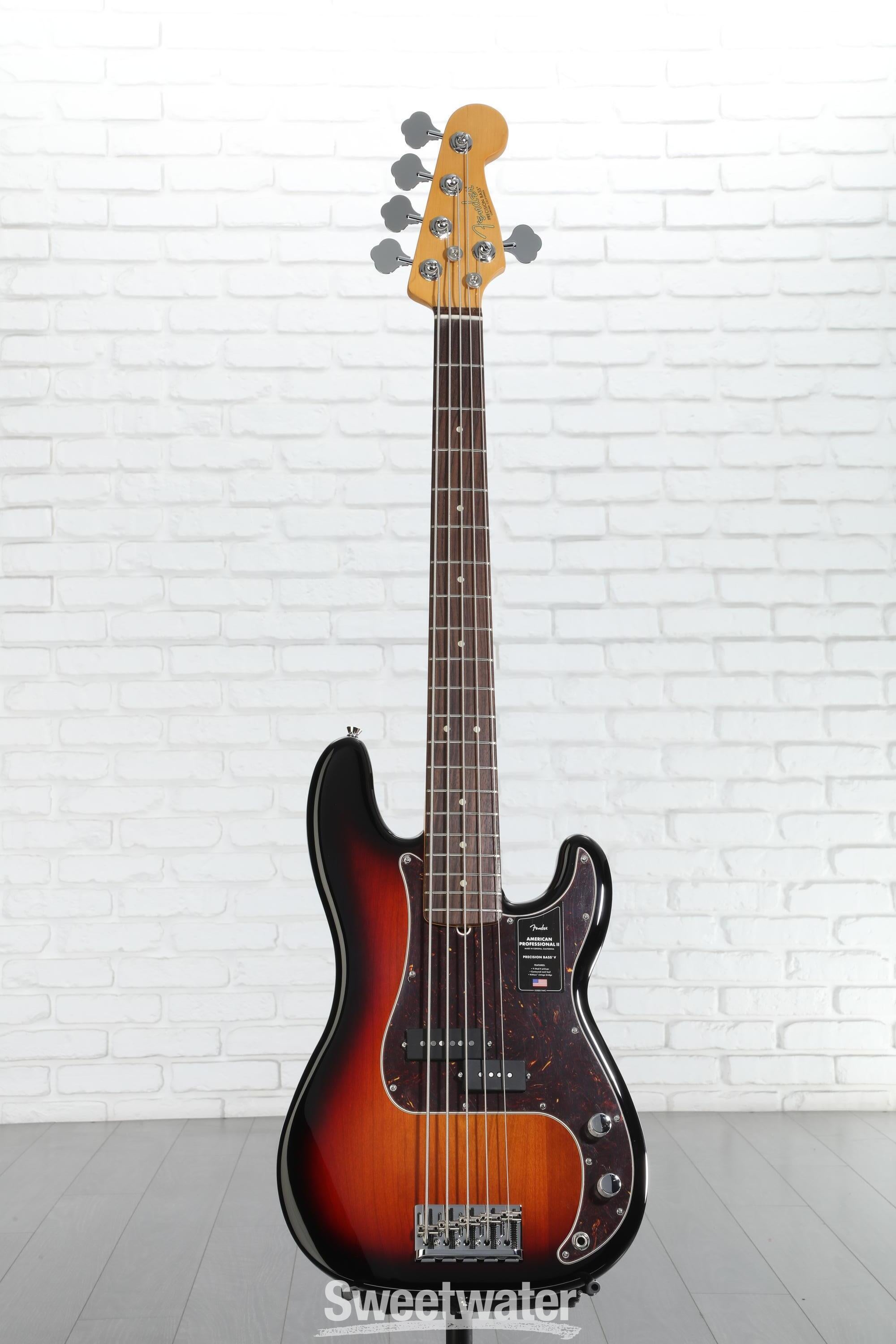 ベース Fender USA ProfessionalII PrecisionBassV Fender American Professional II Precision Bass V - 3-color