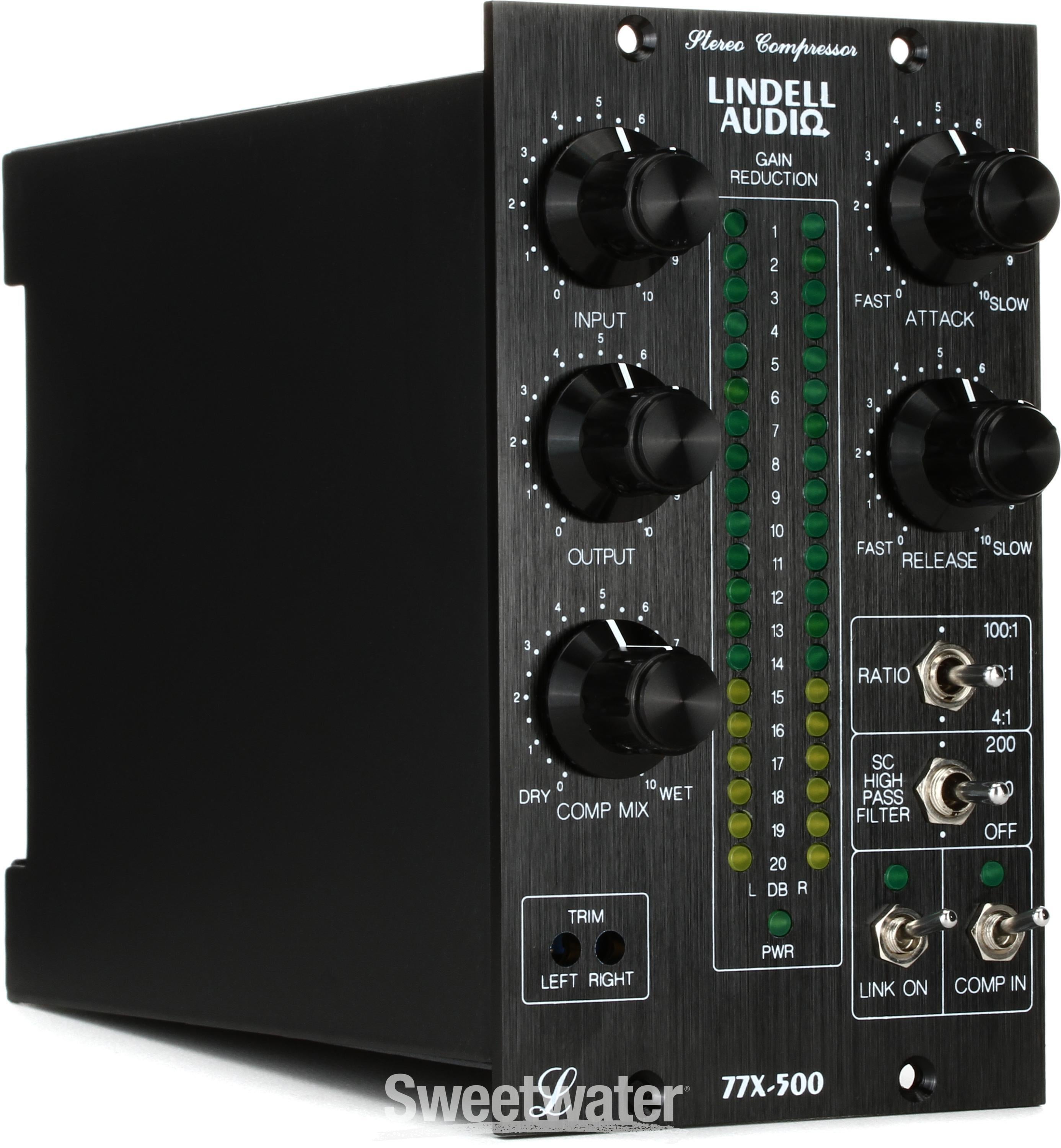 Lindell Audio 77X 500 Series Stereo Compressor/Limiter | Sweetwater