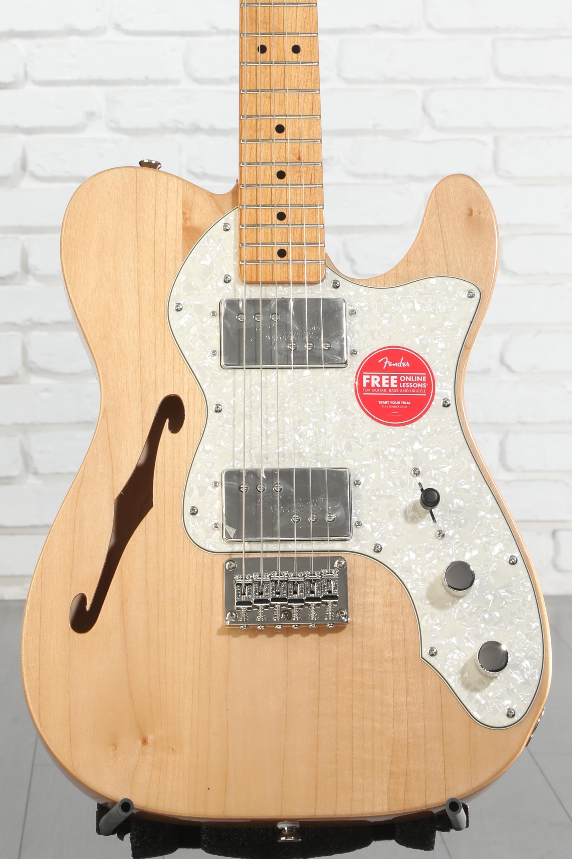 ギター Squier Telecaster Thinline Natural Squier Classic Vibe '70s Telecaster Thinline - Natural | Sweetwater