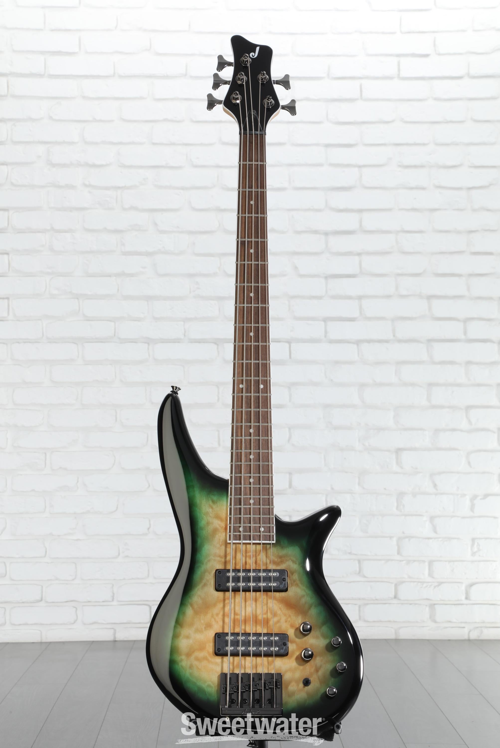 Jackson Spectra JS3QV Bass Guitar - Alien Burst | Sweetwater