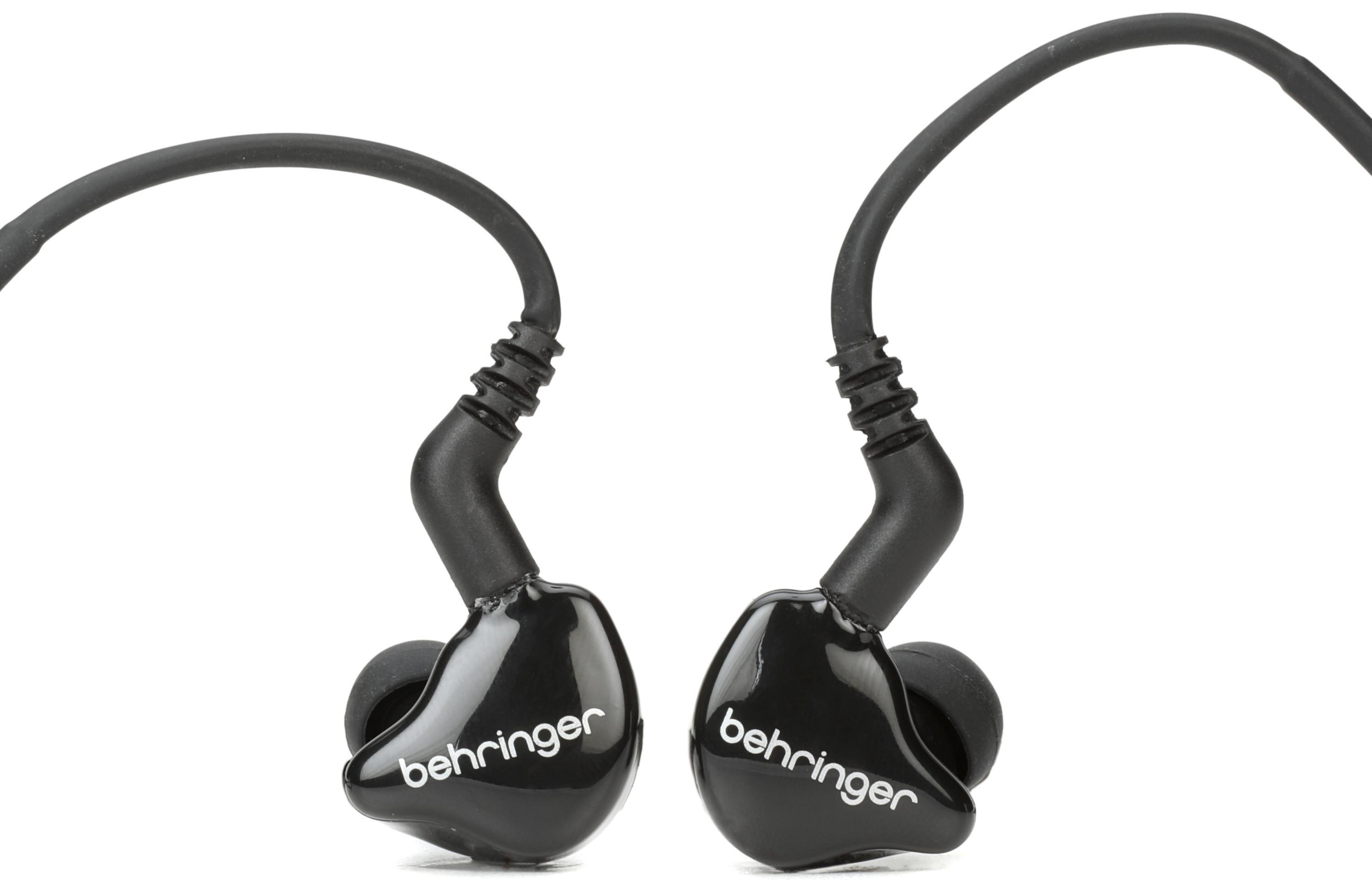 Behringer MO240-CK Pro Studio In-ear Monitors - Black | Sweetwater
