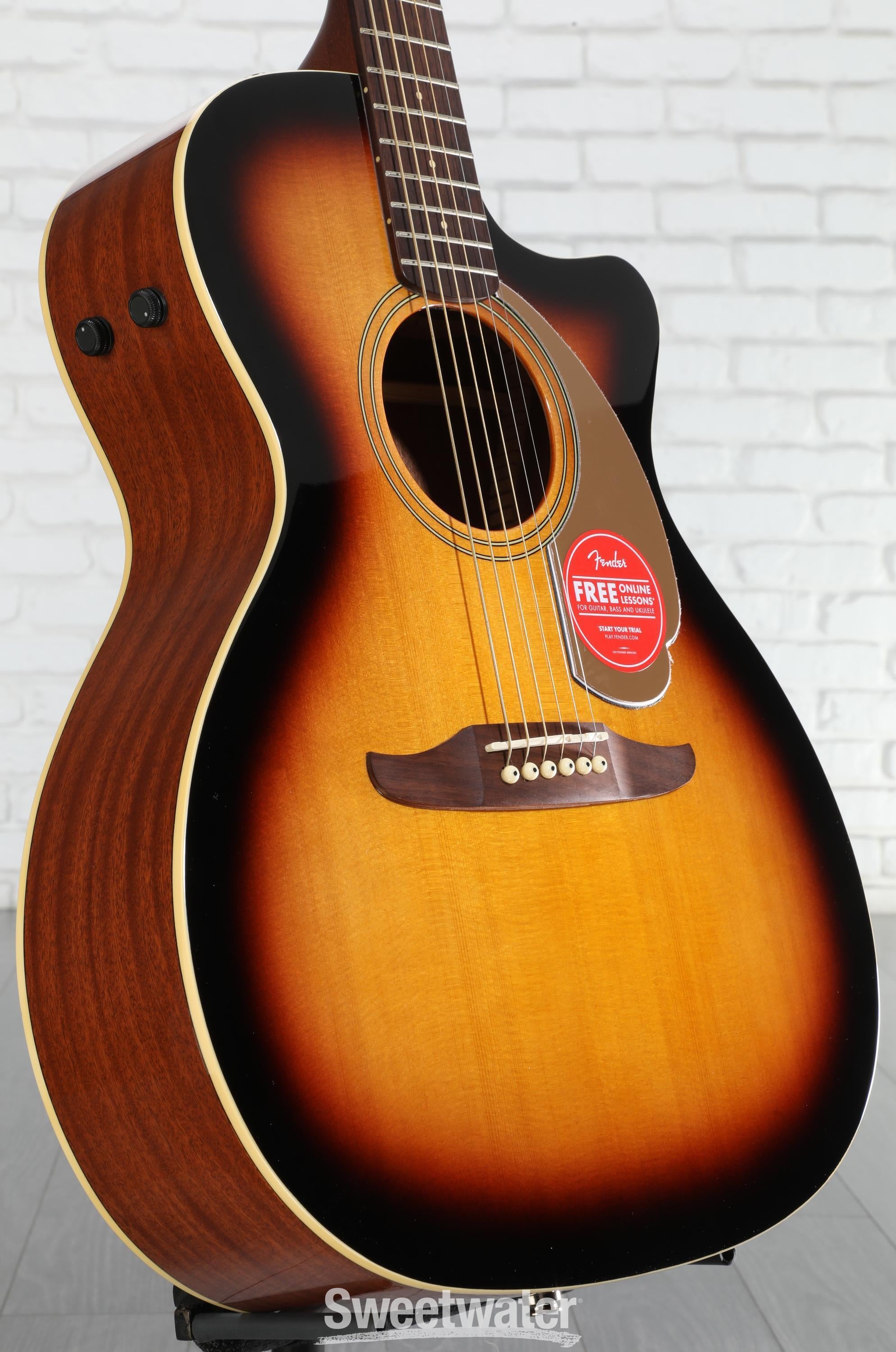 Fender Newporter Player Acoustic-electric Guitar - Sunburst