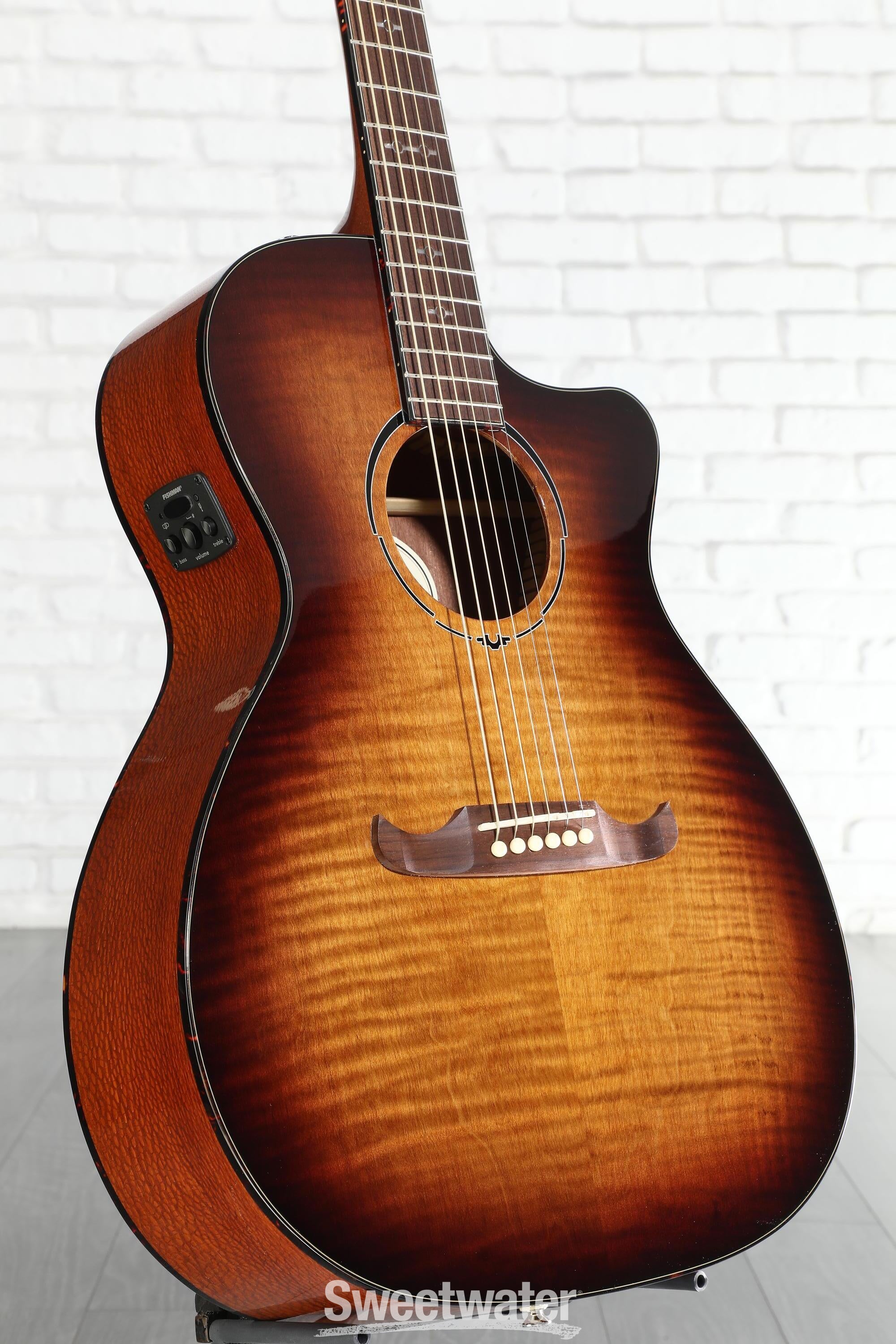 Fender FA-345CE Auditorium - 3-Tone Tea Burst Reviews | Sweetwater