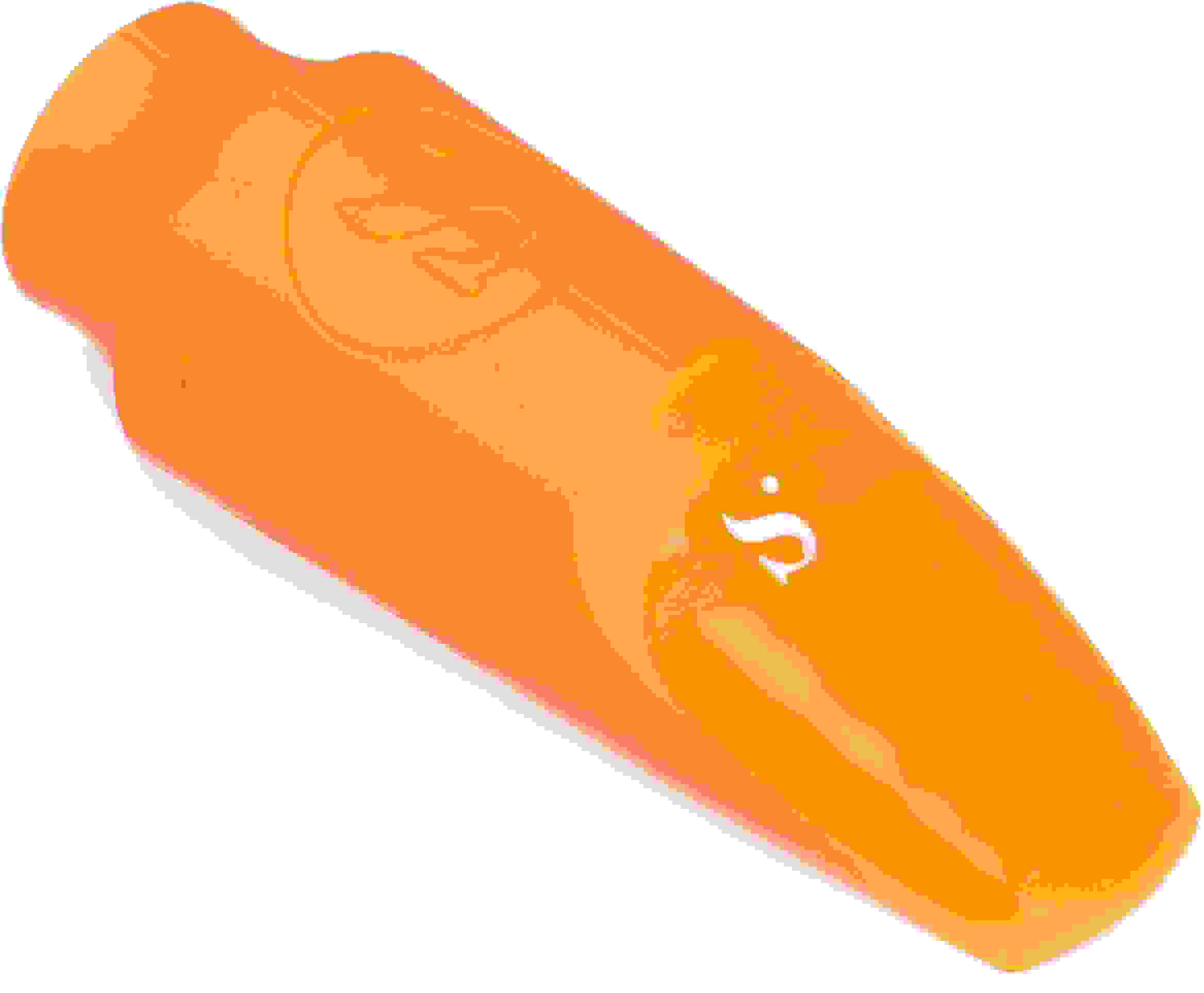 Syos Originals Spark Soprano Saxophone Mouthpiece - 5, Lava Orange