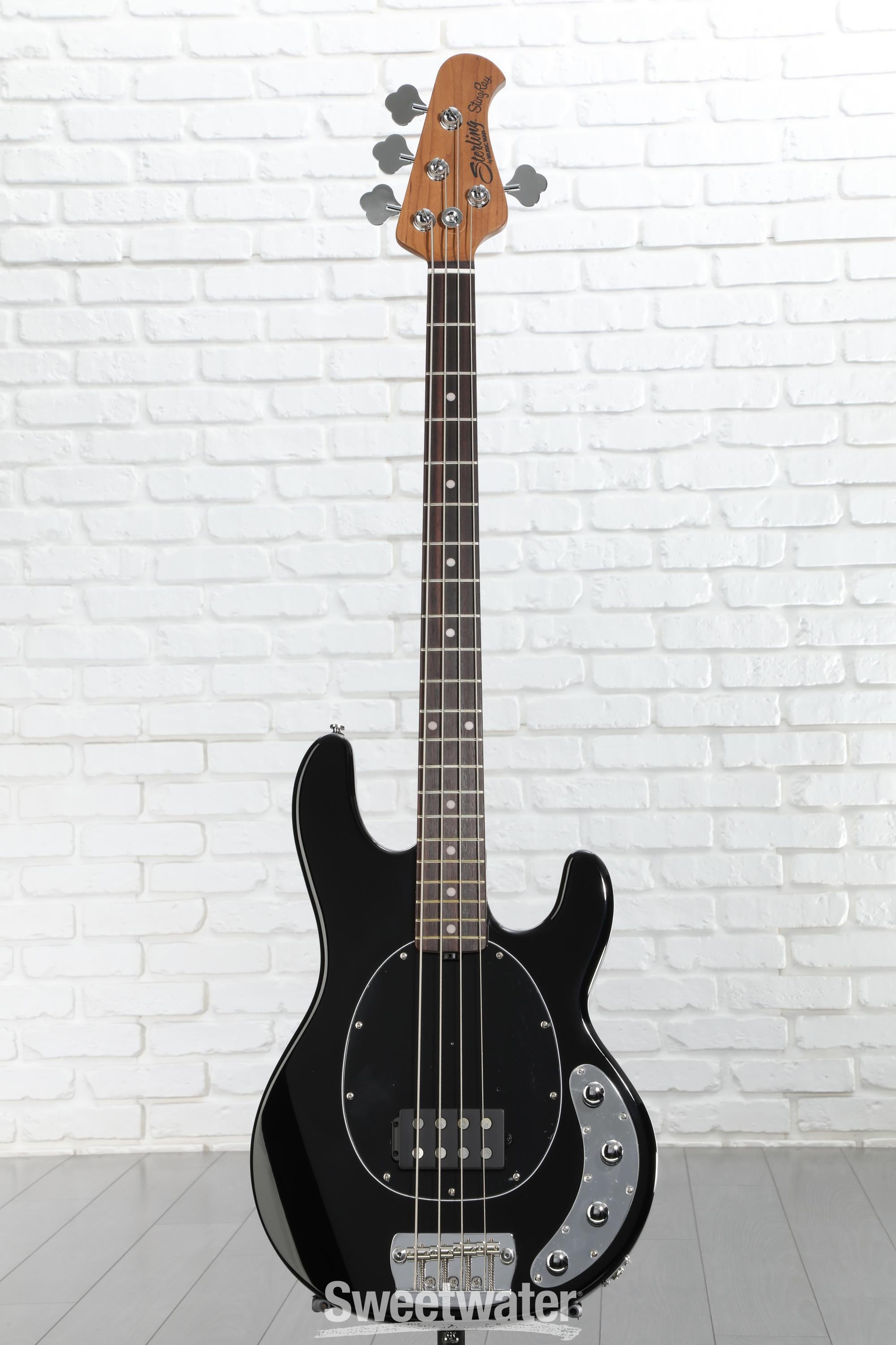 Sterling By Music Man StingRay RAY34 Bass Guitar - Black