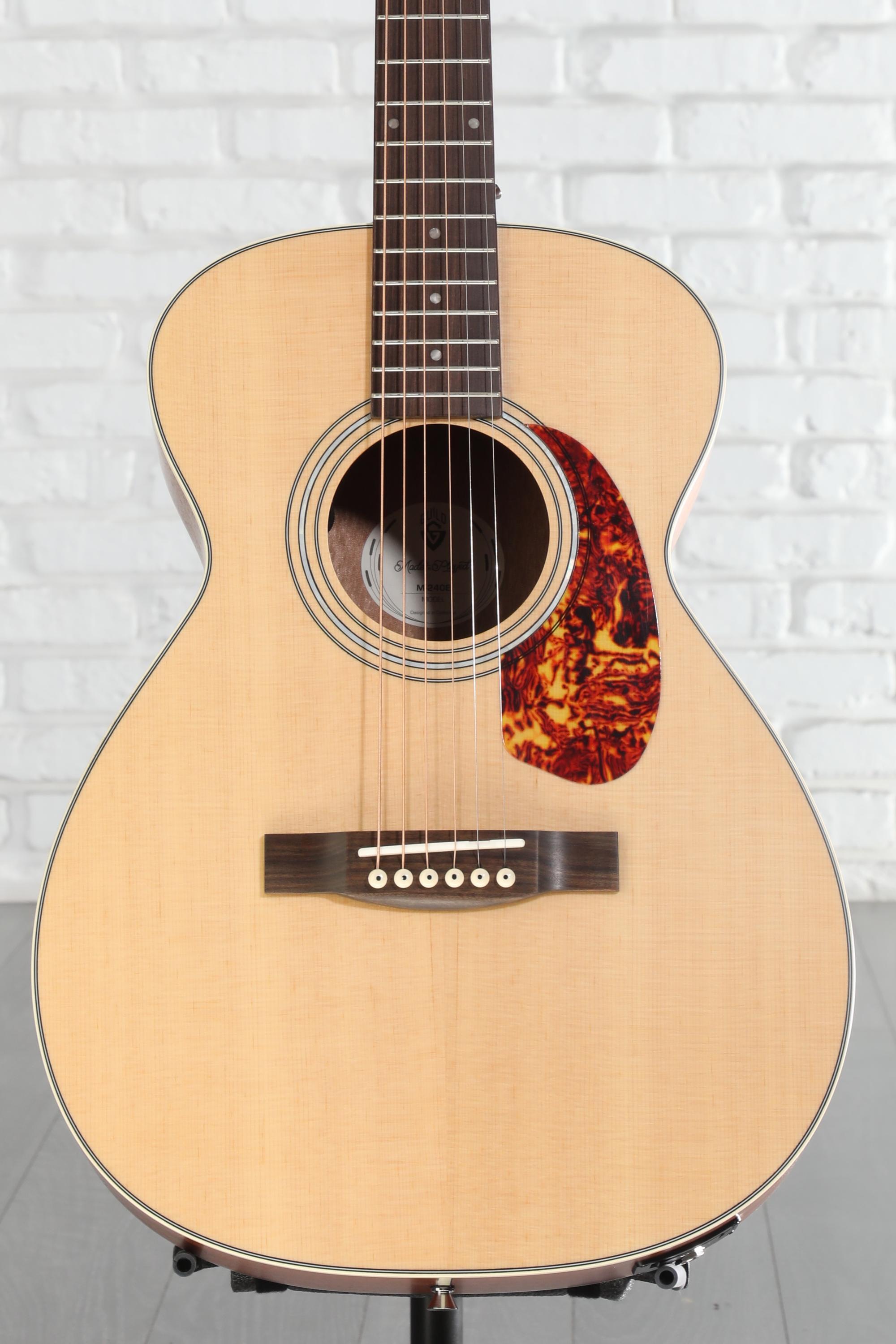 Guild M-240E Westerly Concert Acoustic-Electric Guitar - Natural