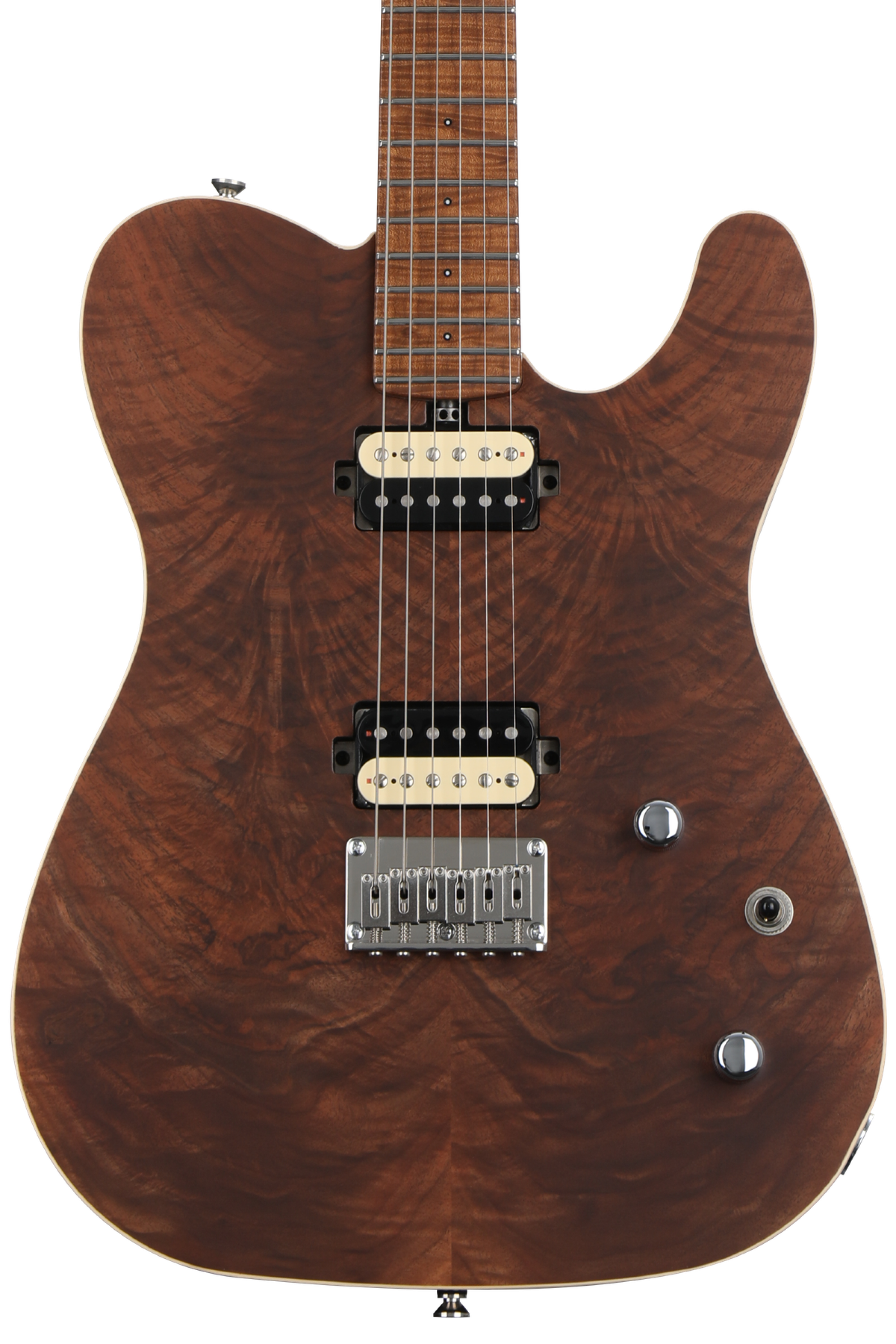 Friedman Vintage-T HH Electric Guitar - Natural with Black Back