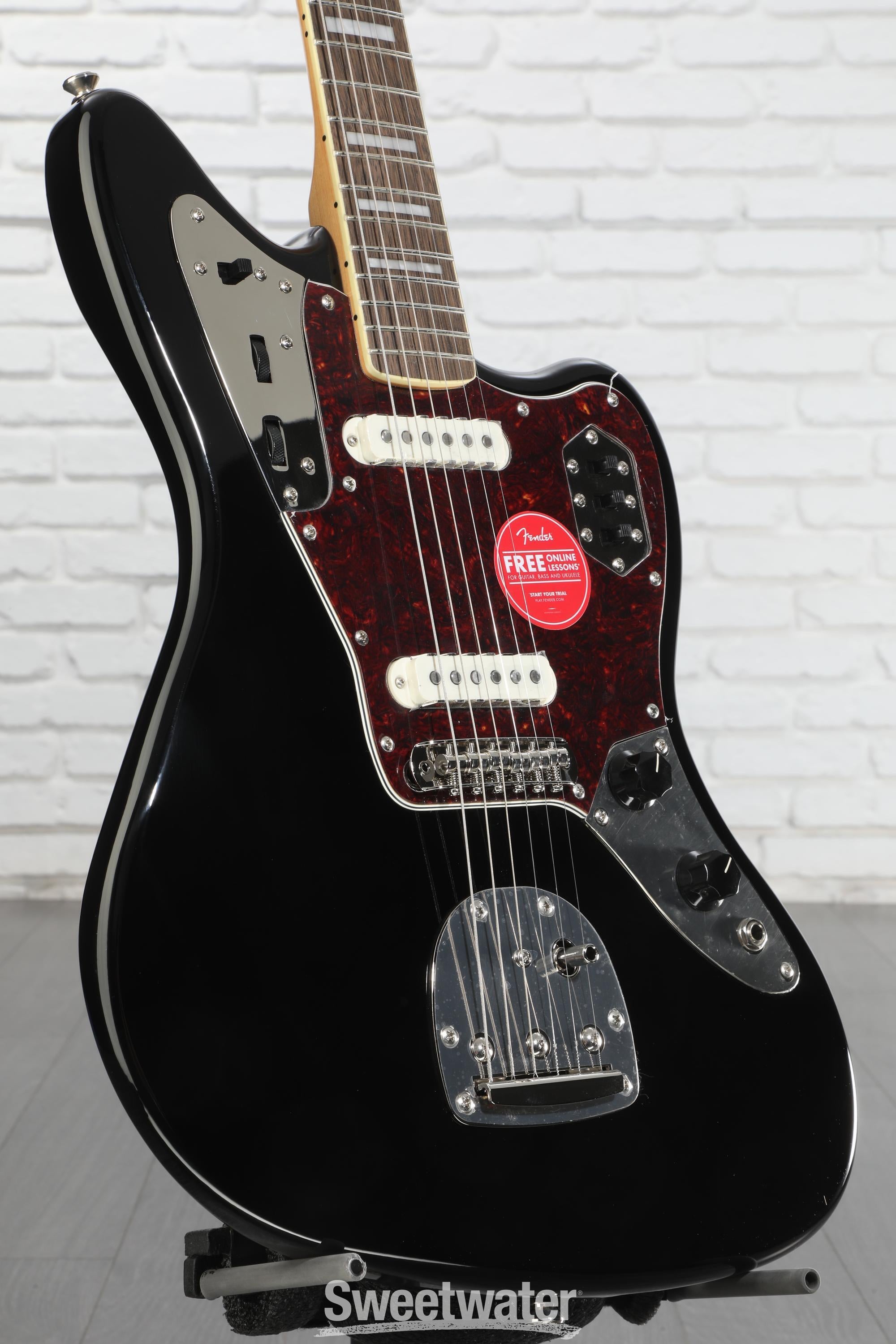 Squier Classic Vibe '70s Jaguar - Black | Sweetwater