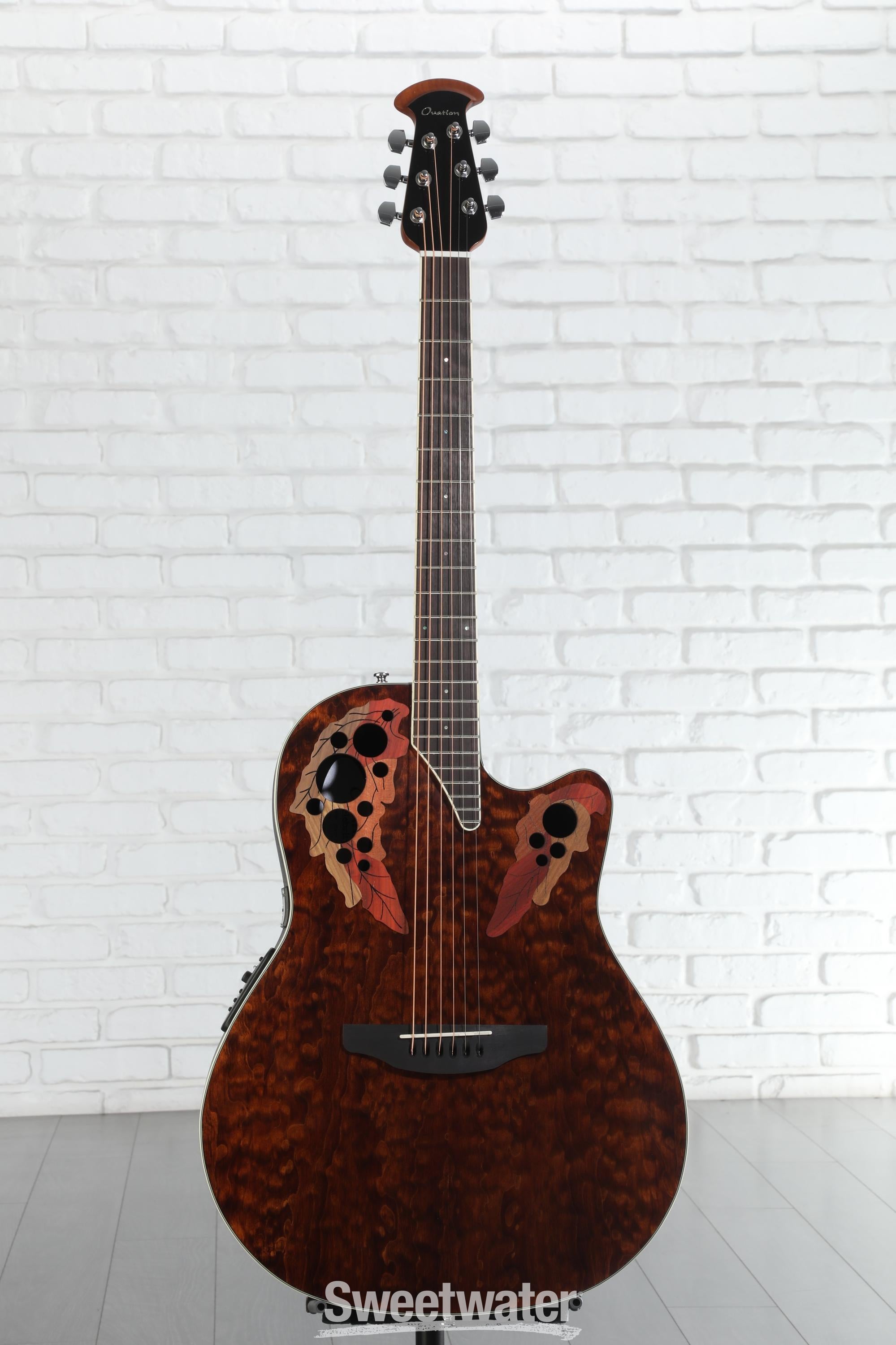 ギター OVATION CE48P TIGER EYE Celebrity Ovation Celebrity Elite CE48P-TGE Super Shallow Acoustic-Electric