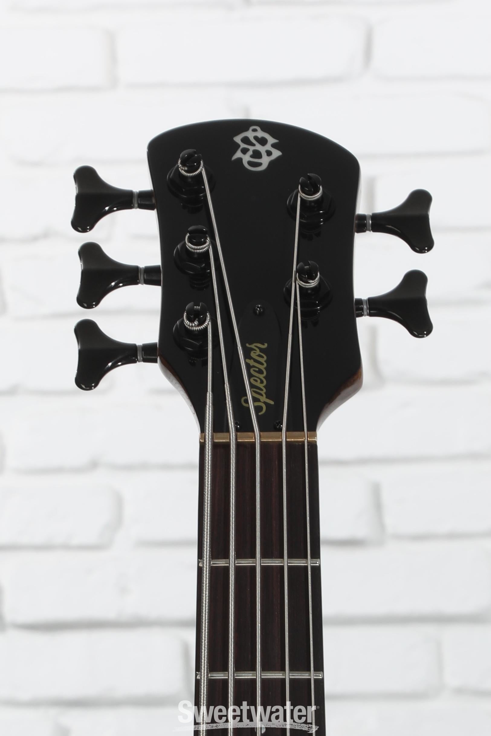 Spector NS Ethos 5 Bass Guitar - Super Faded Black Gloss