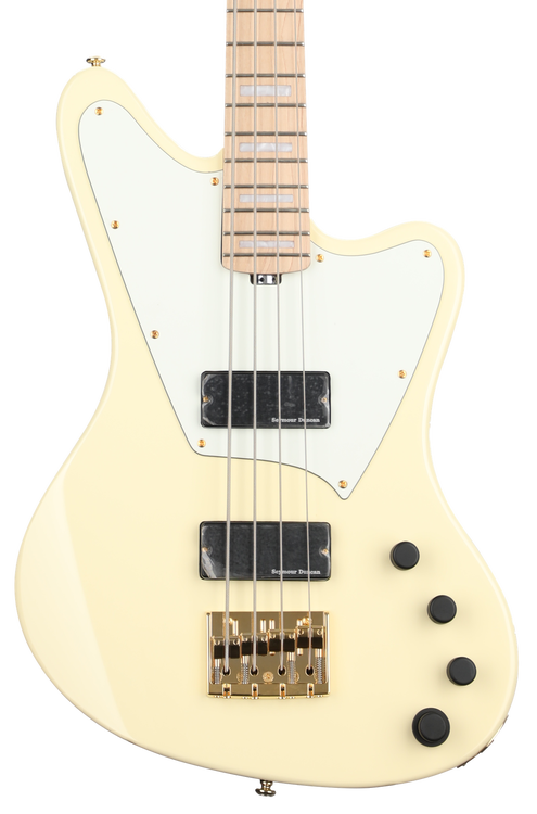 ESP LTD GB-4 Bass Guitar - Vintage White | Sweetwater