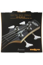 Photo of Ibanez IEBS4CMK Nickel-wound miKro Bass Guitar Strings - .045-.105 Light Top/Medium Bottom