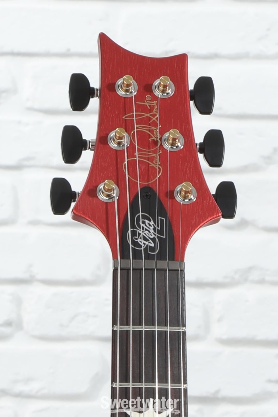 PRS S2 Vela Semi-Hollow Satin Electric Guitar - Red Apple Metallic