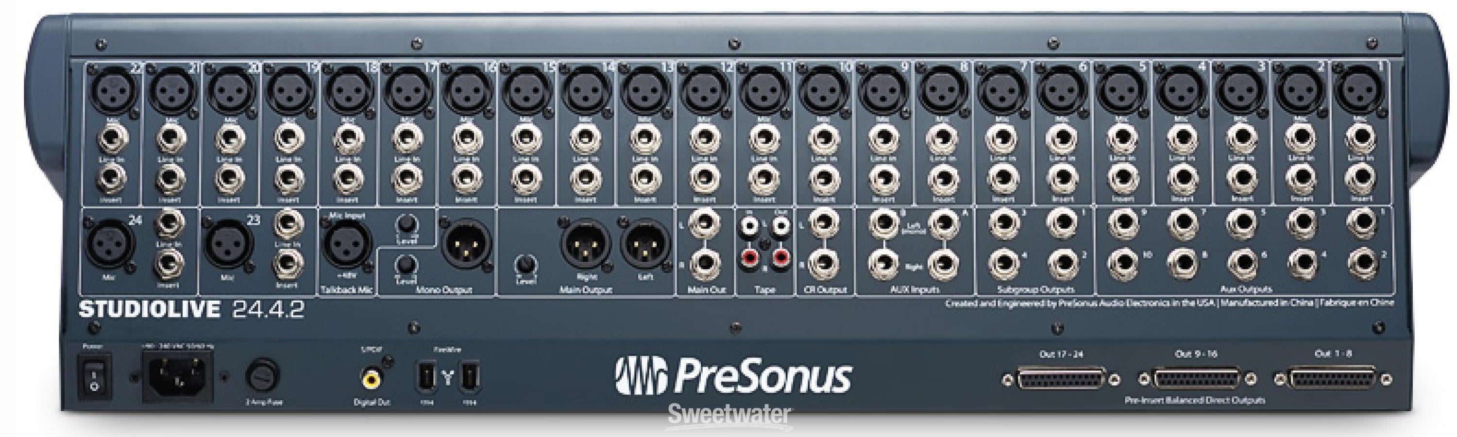 PreSonus StudioLive 24.4.2 | Sweetwater