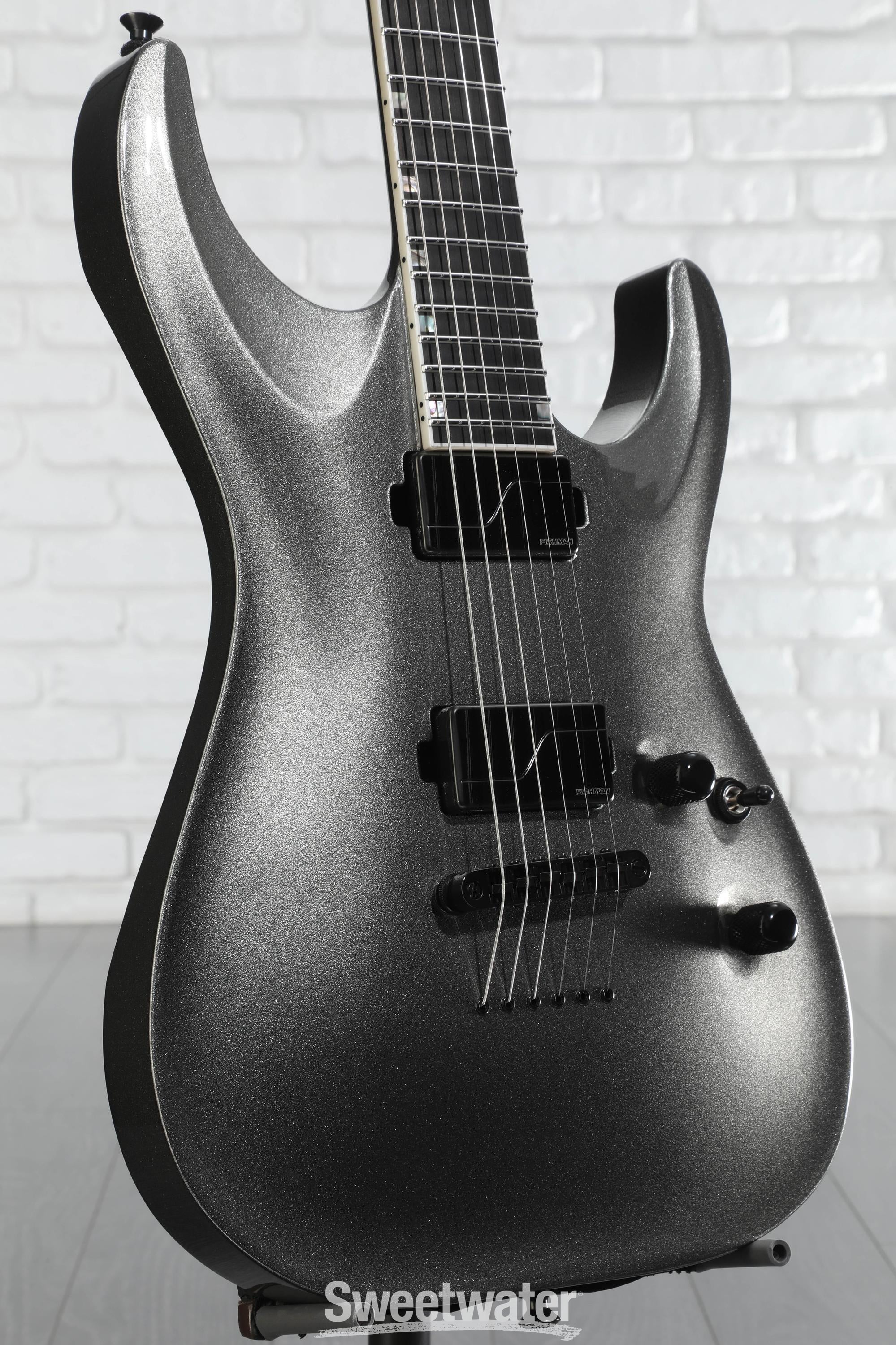 ESP USA Horizon-II Electric Guitar - Black Adamantium | Sweetwater