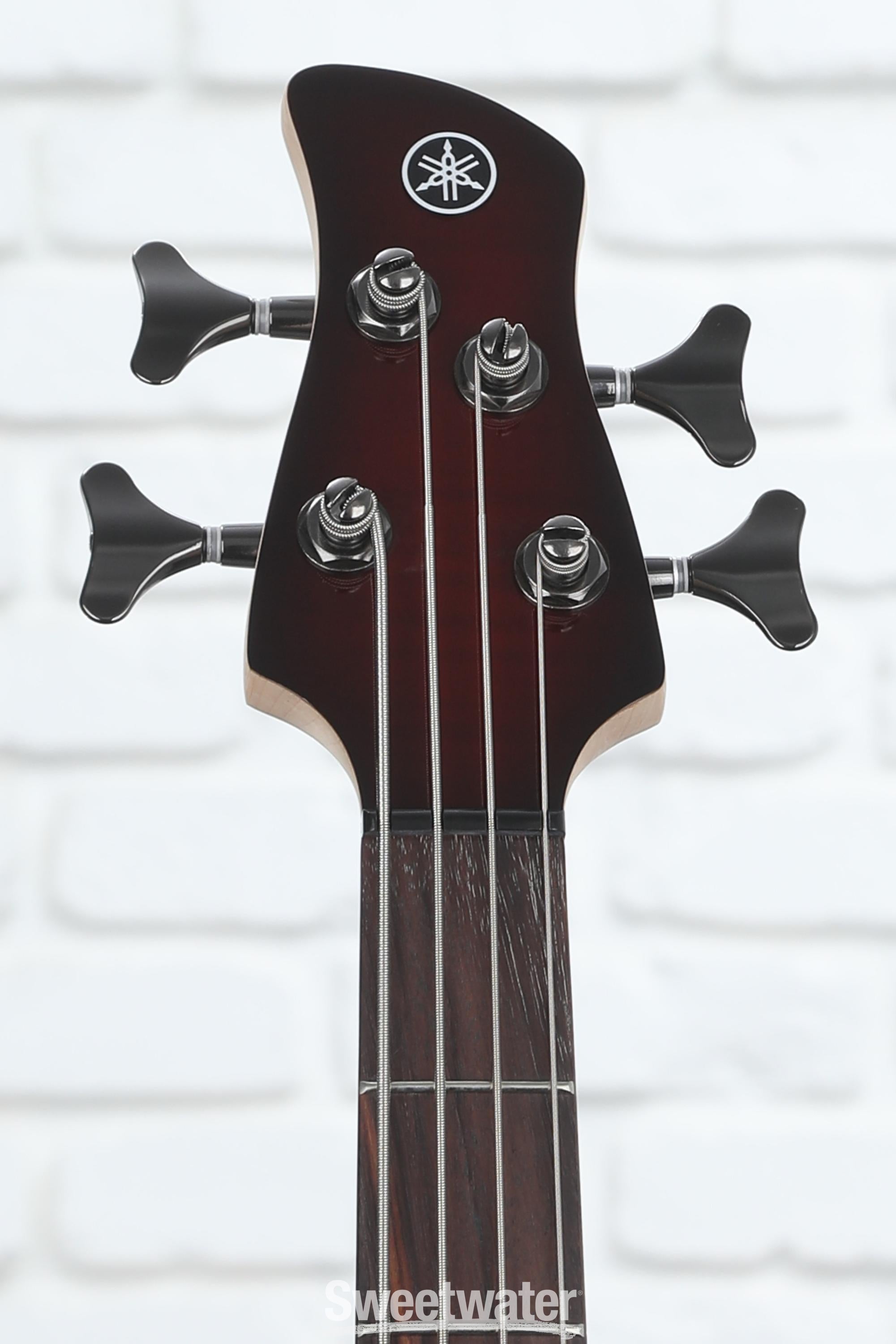 ベース YAMAHA TRBX604 FM (DRB) Yamaha TRBX604FM 4-string Bass Guitar - Dark Red Burst | Sweetwater
