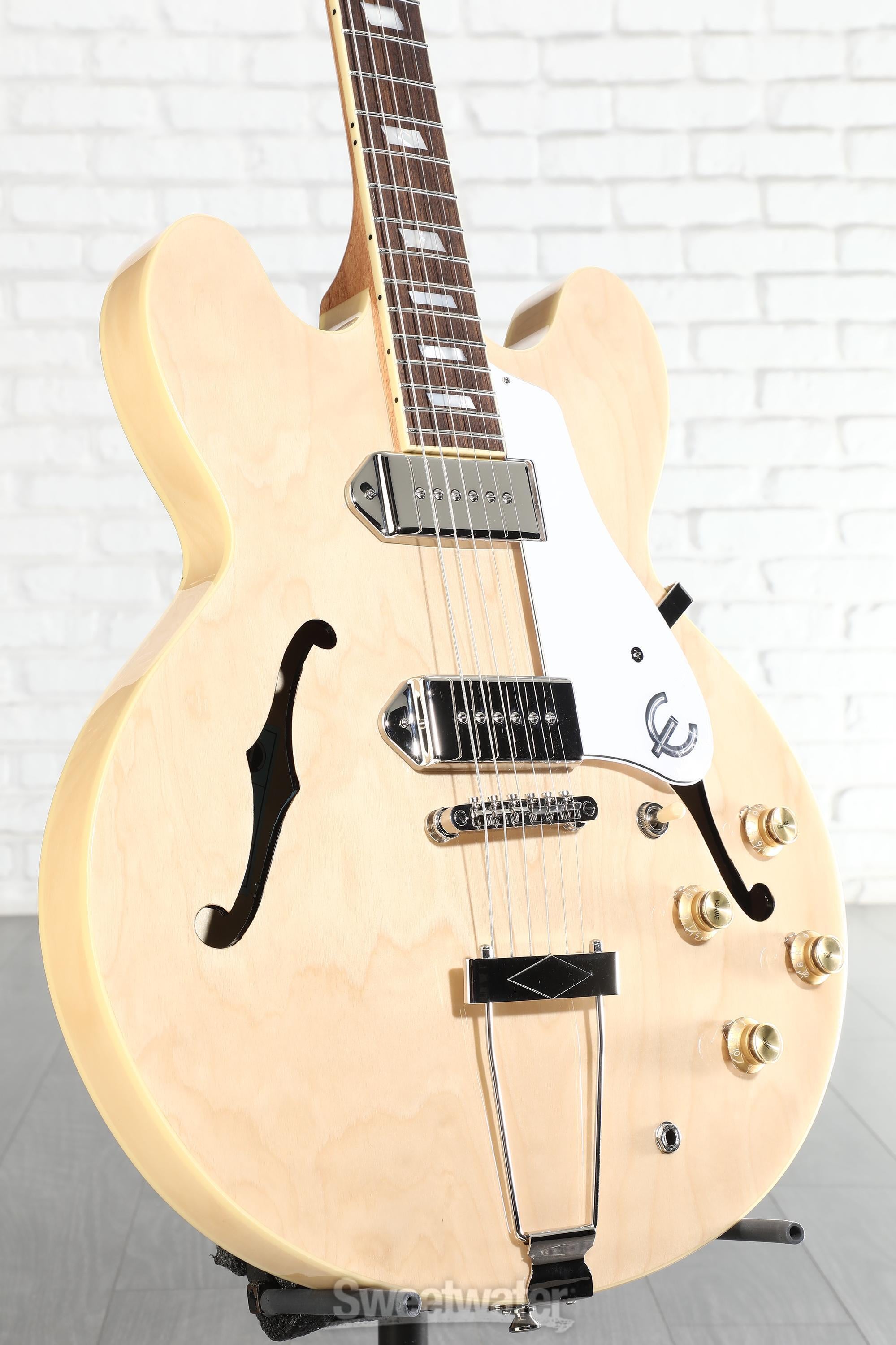 Epiphone Casino Hollowbody Electric Guitar - Natural | Sweetwater