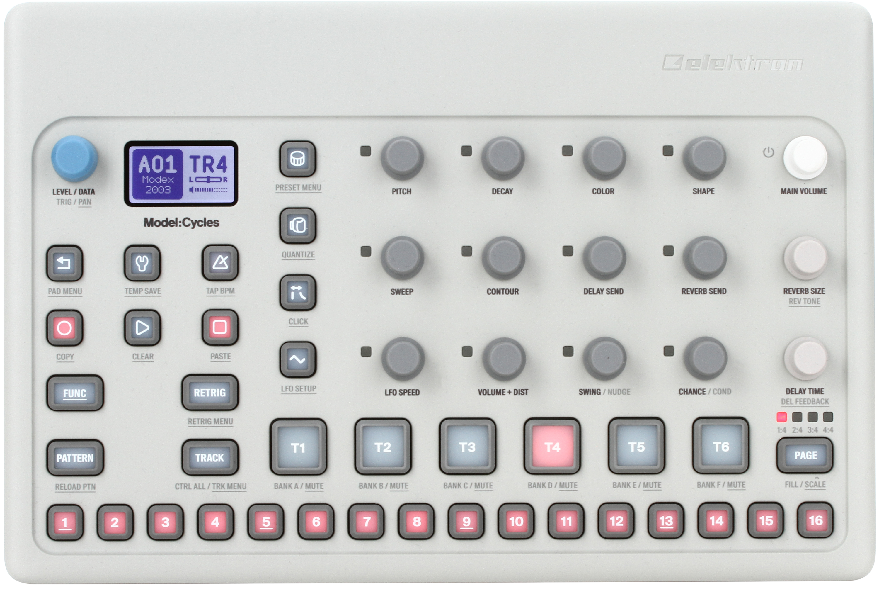Elektron Model:Cycles 6-track FM Based Groovebox | Sweetwater