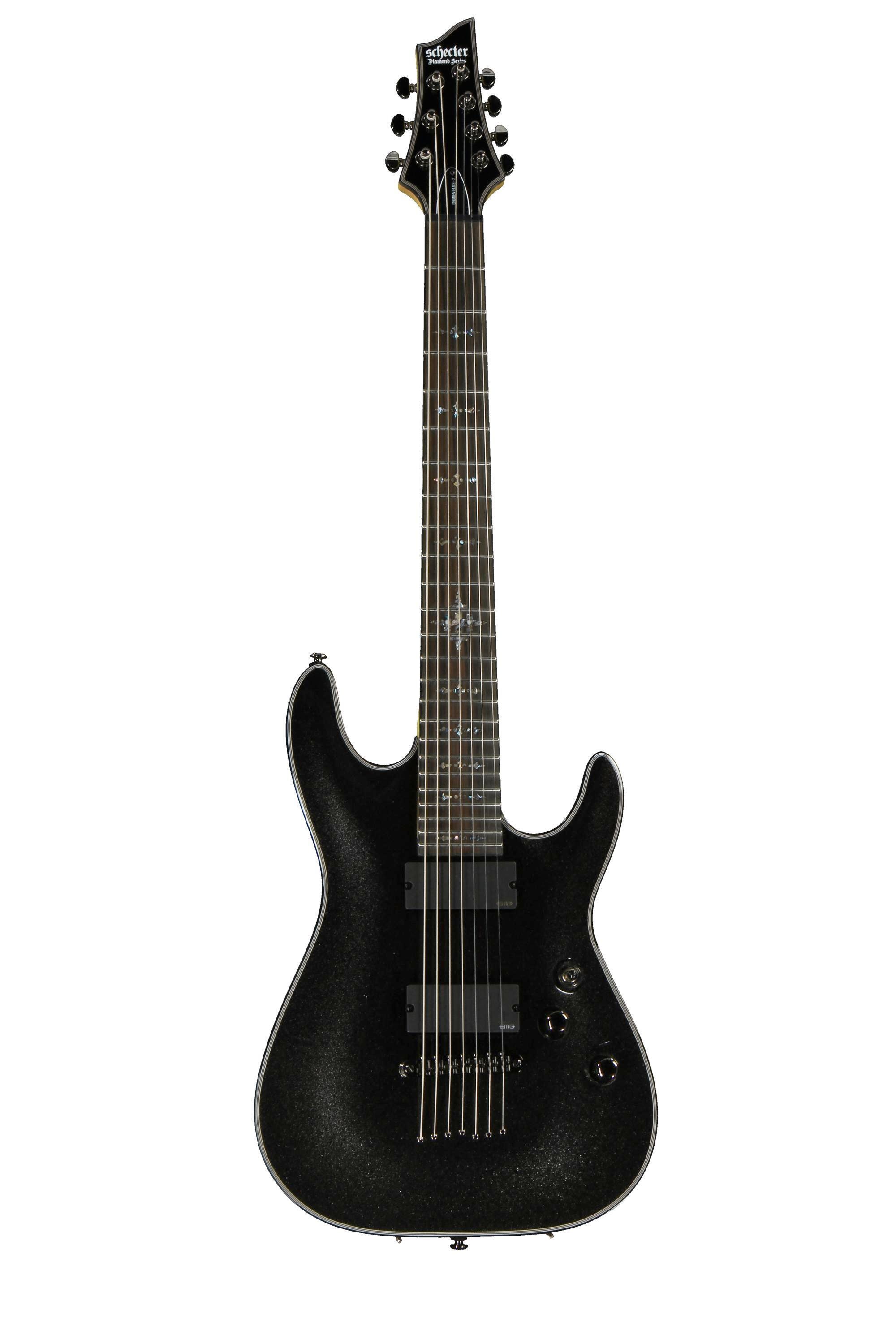 Schecter Damien Elite-7 - Metallic Black