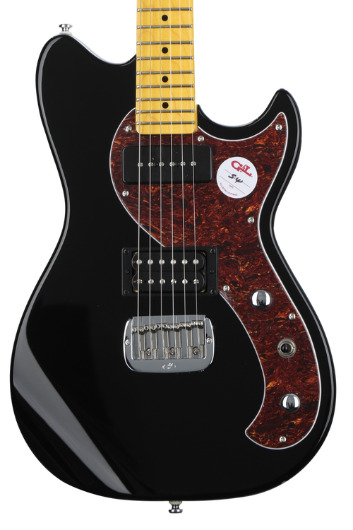 G&L Tribute Fallout Electric Guitar - Gloss Black | Sweetwater