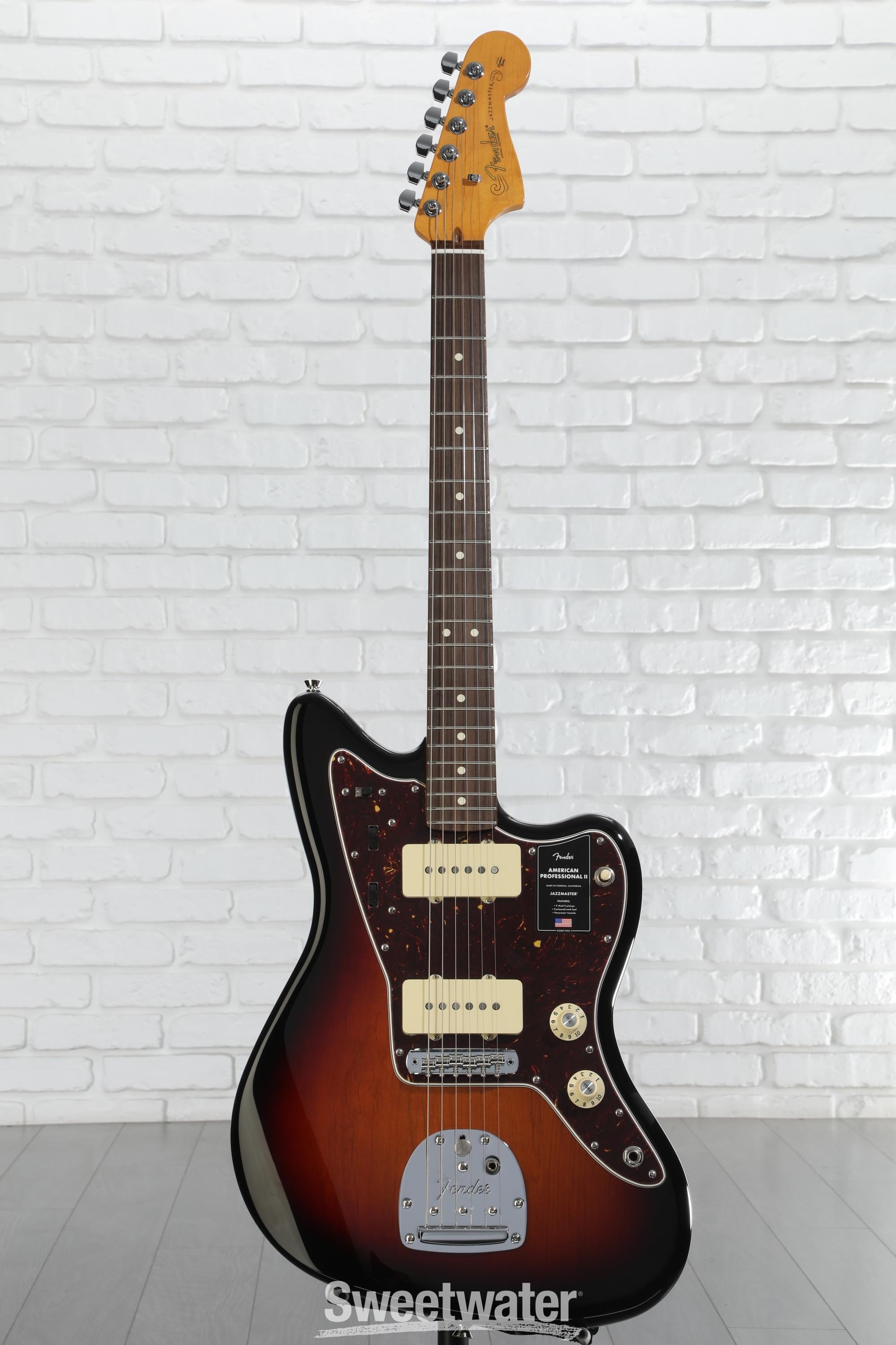 Fender Jazzmaster professional ii サンバースト Fender American Professional II Jazzmaster - 3-color Sunburst with