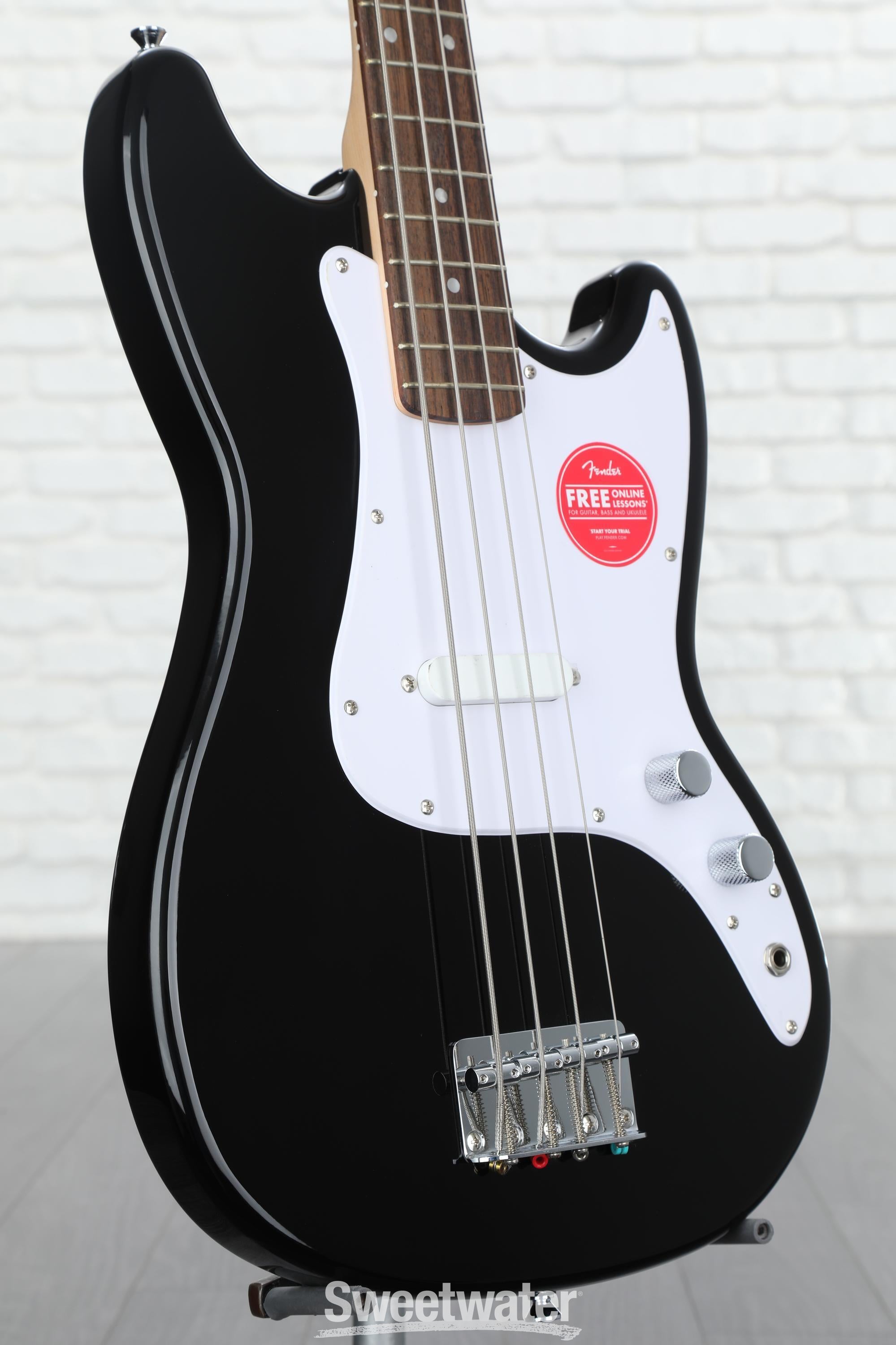 Squier Sonic Bronco Bass - Black | Sweetwater