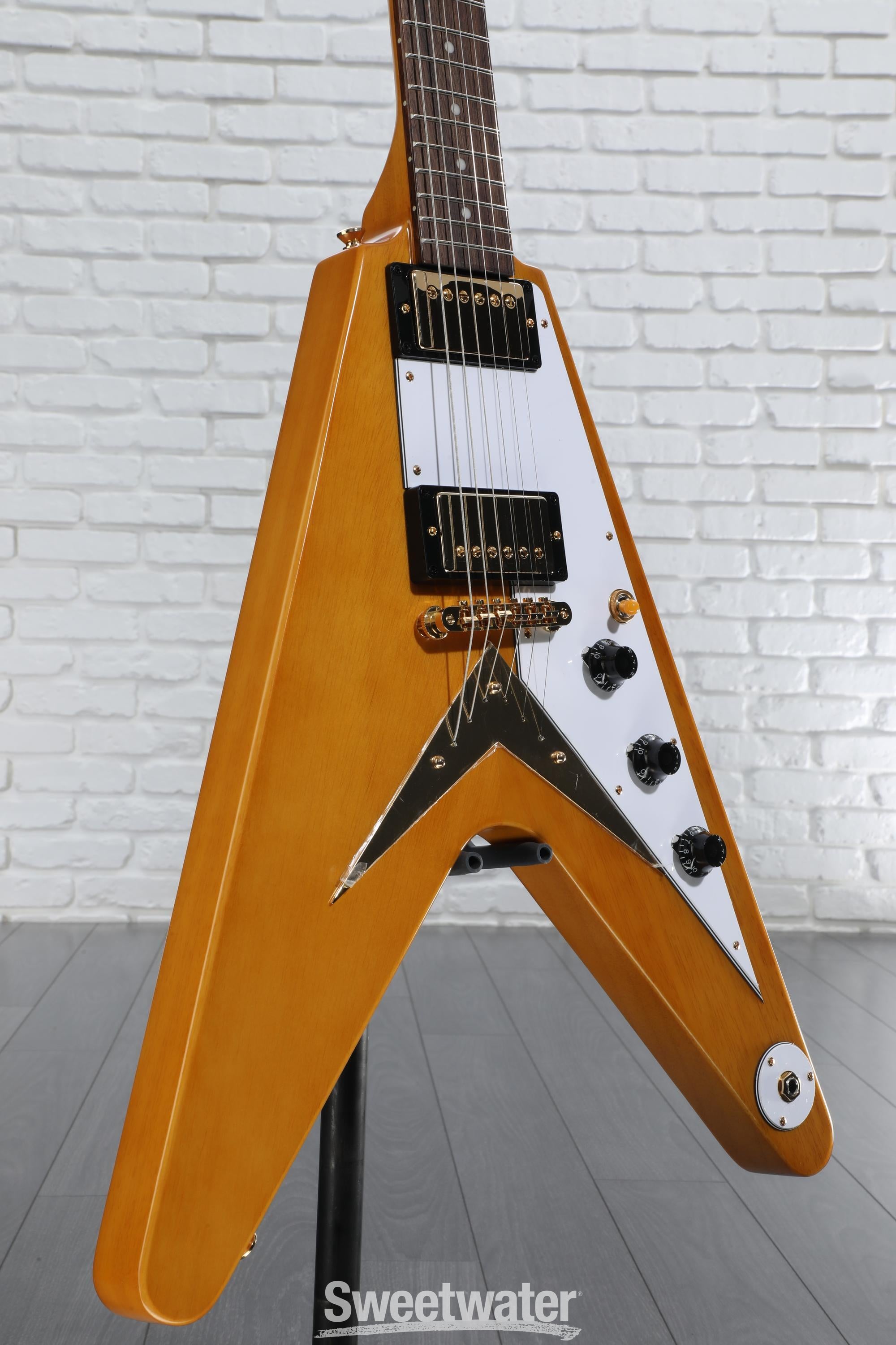 Epiphone 1958 Korina Flying V Electric Guitar - Natural