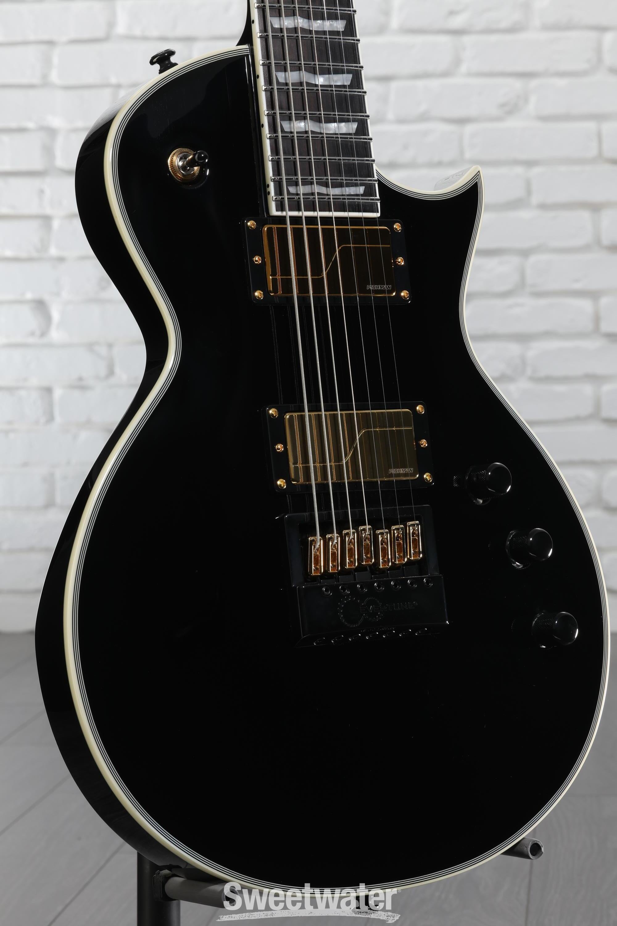 ESP LTD EC-1007 Baritone EverTune 7-string Electric Guitar - Black