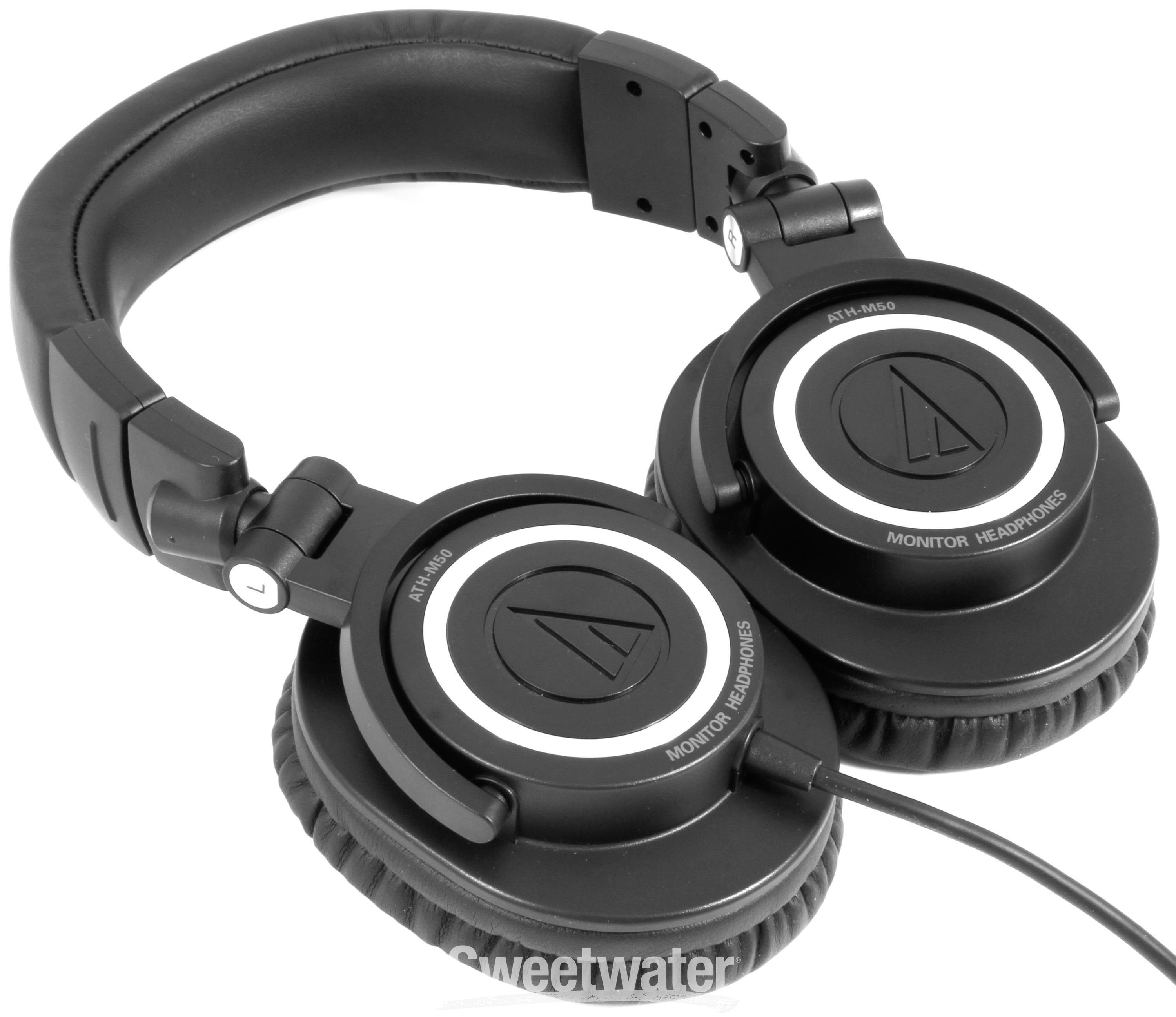 Audio Technica ATH M50S Pro Studio Headphones w Straight Cable