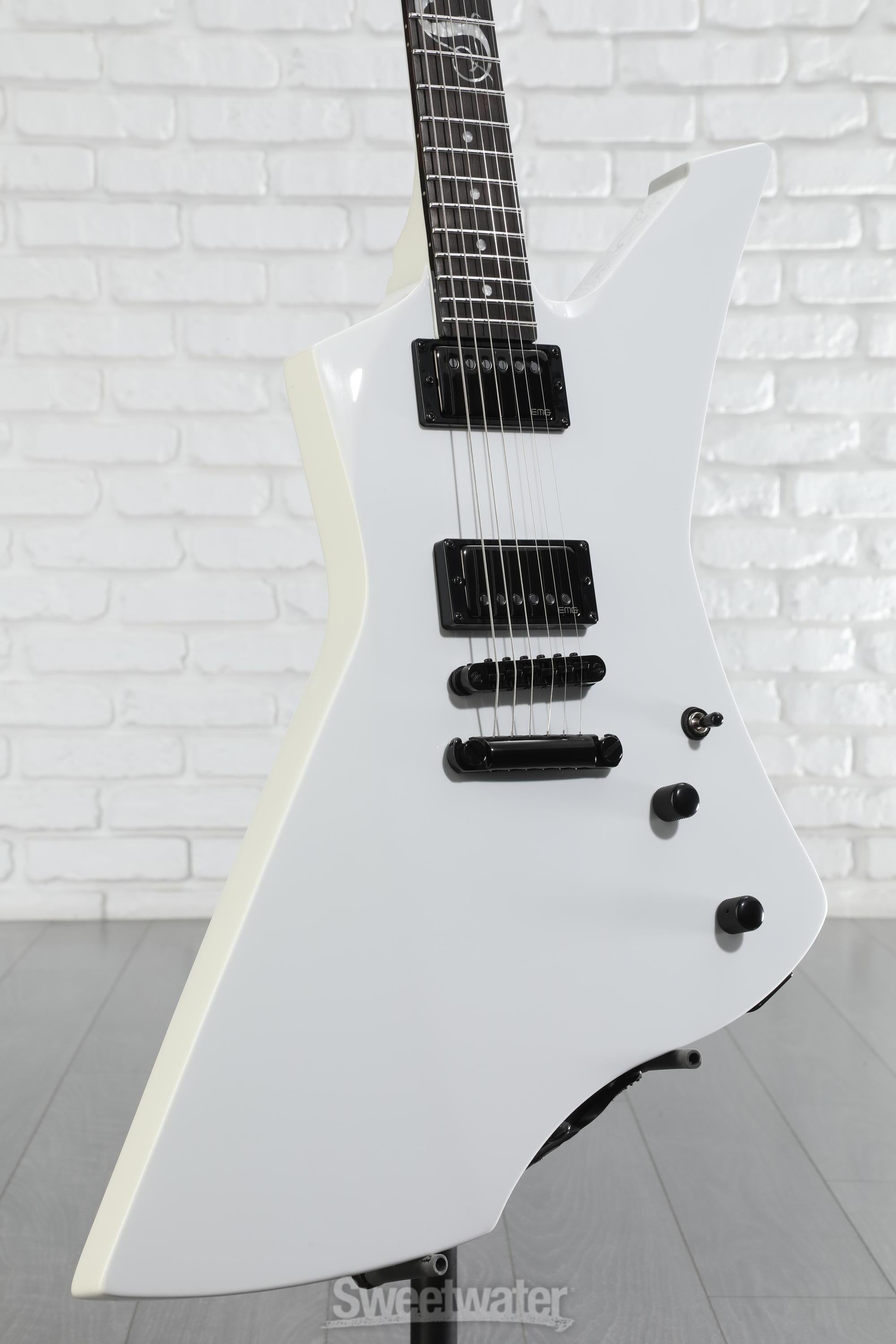 LTD SNAKEBYTE  White ストラップ付き 美品 ESP LTD Snakebyte James Hetfield Signature 2022 White WITH