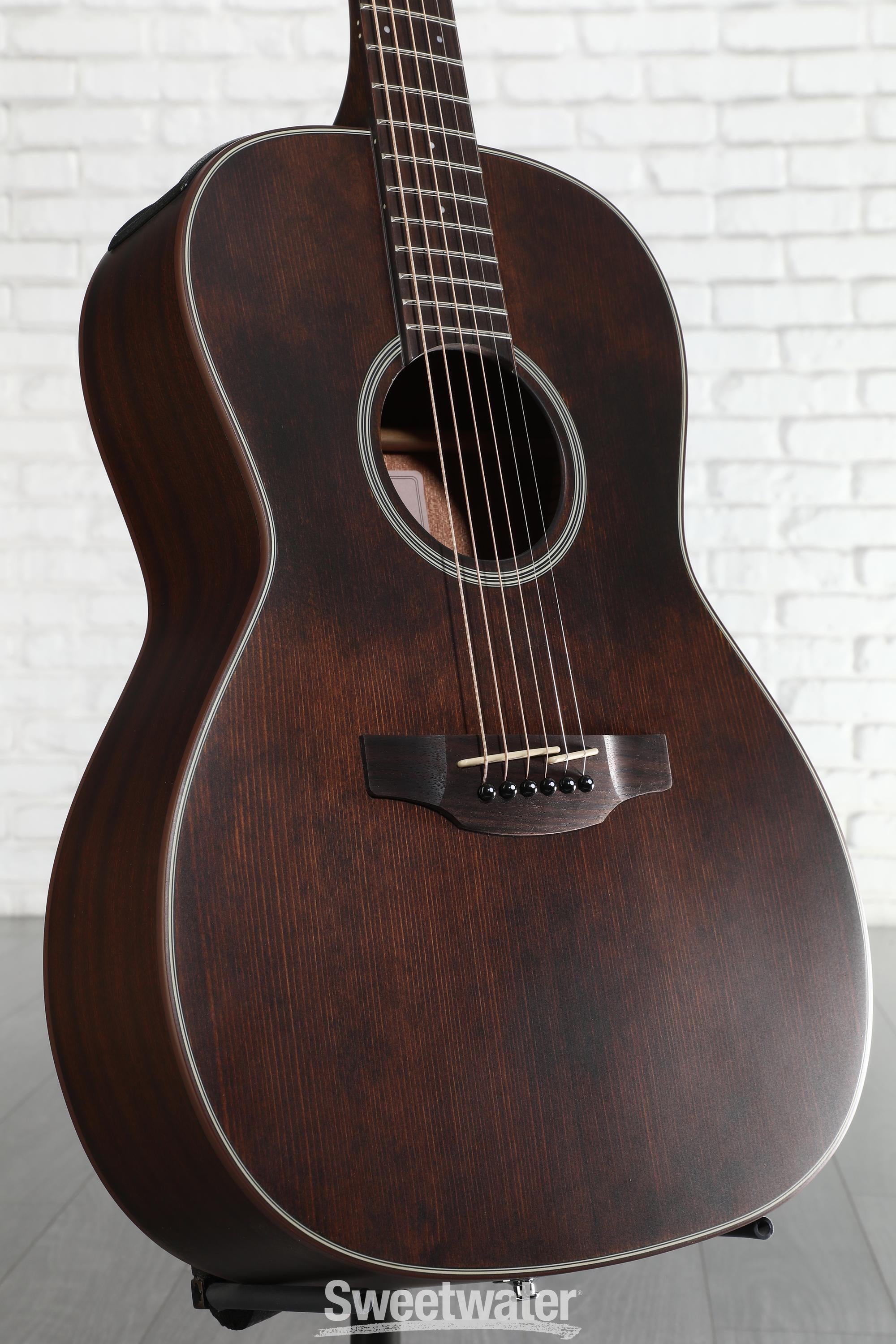Photo of Takamine GY21E New Yorker Parlor Acoustic-electric Guitar - Satin Molasses