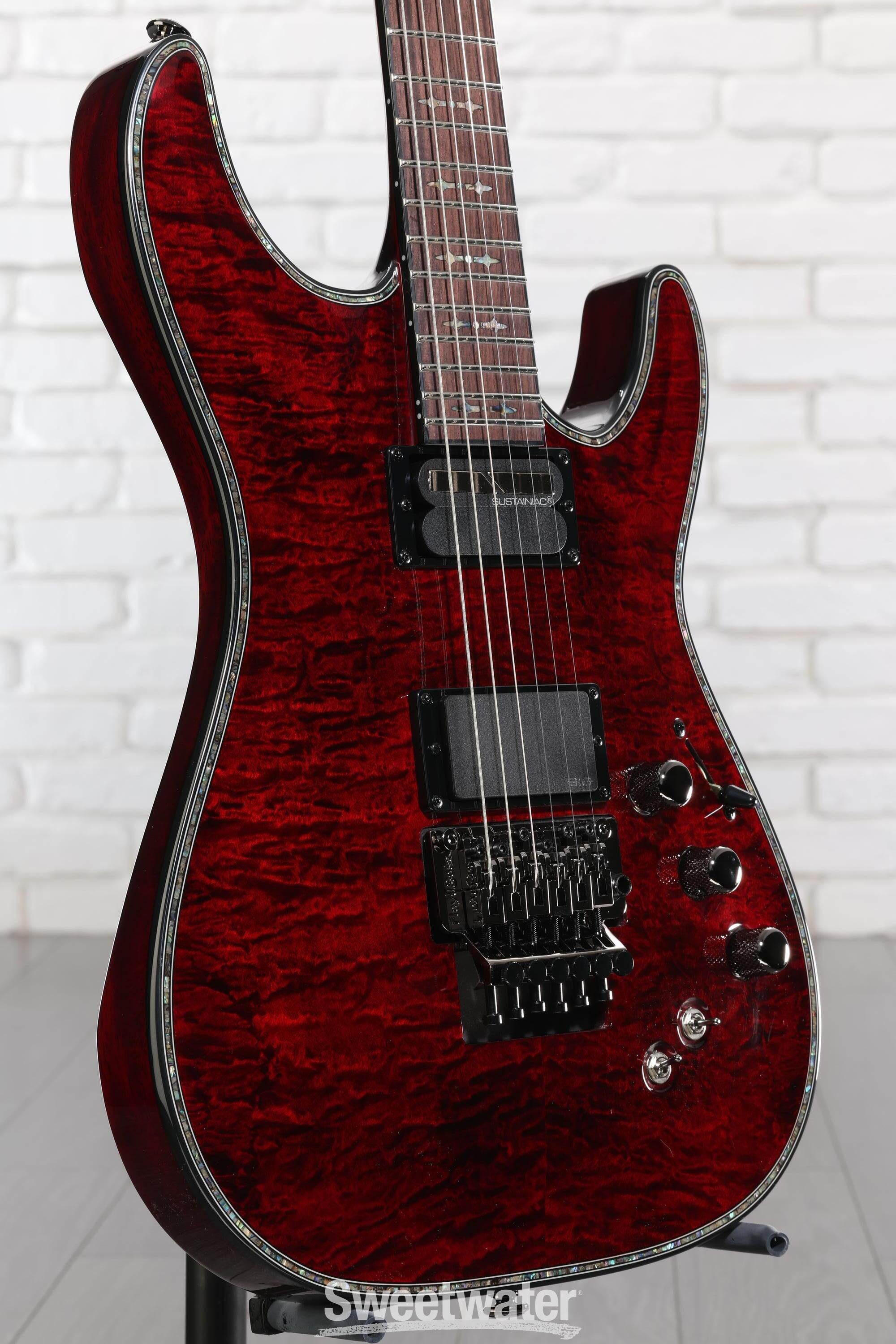 Photo of Schecter Hellraiser C-1 FR-S Electric Guitar - Black Cherry