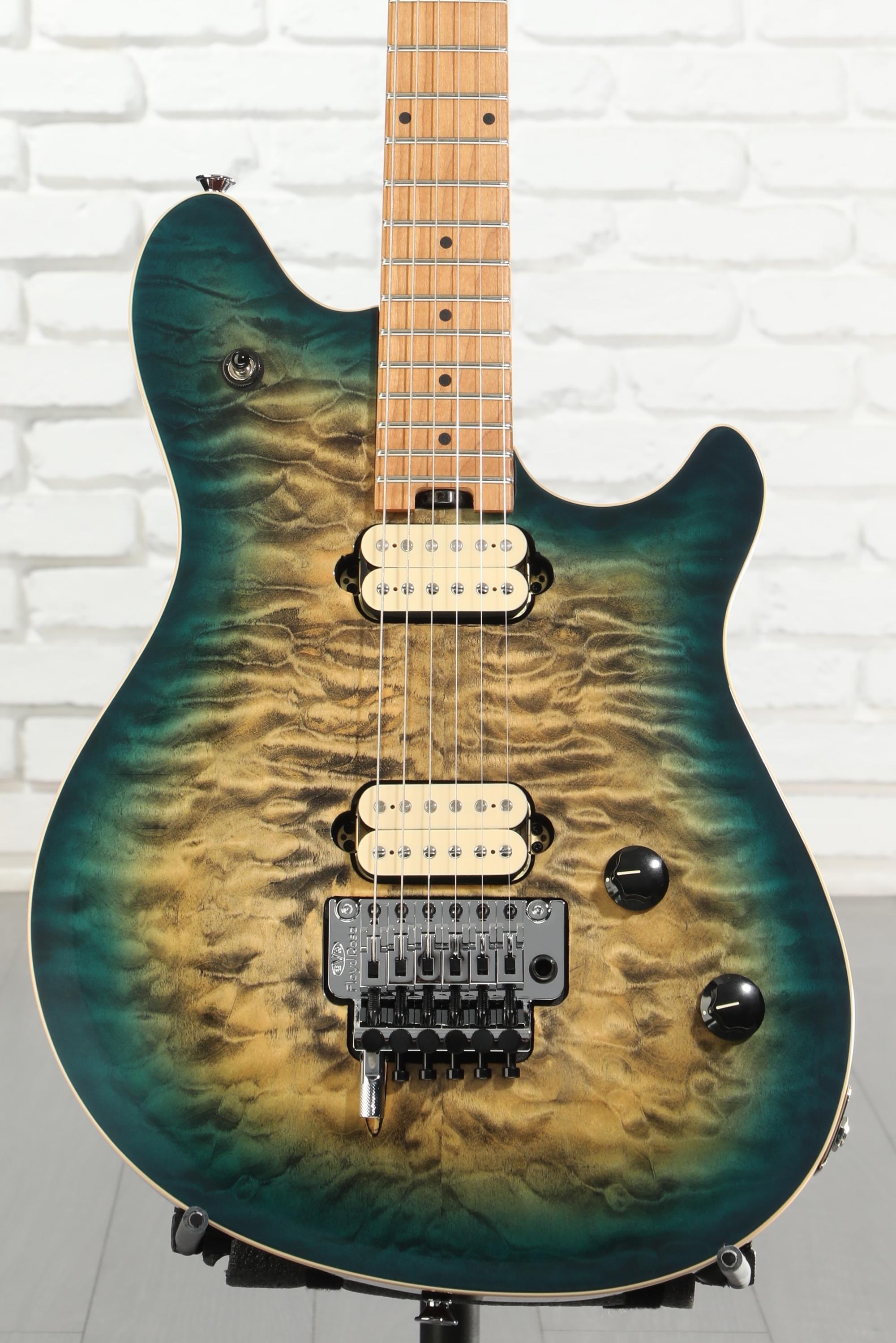 EVH Wolfgang Special QM Electric Guitar - Indigo Burst | Sweetwater