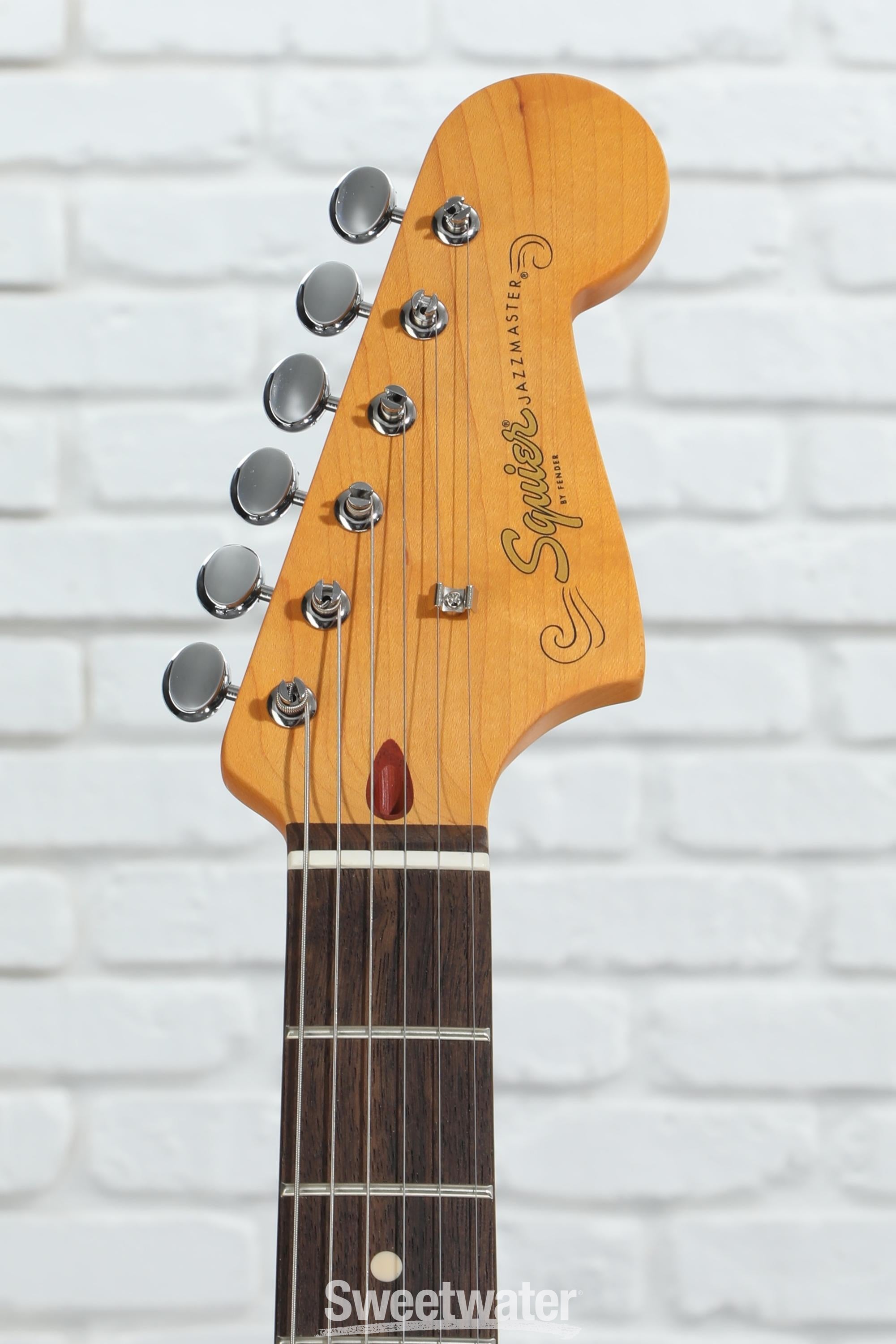 ギター Squier by Fender J Mascis Jazzmaster Squier J Mascis Jazzmaster Electric Guitar Vintage White