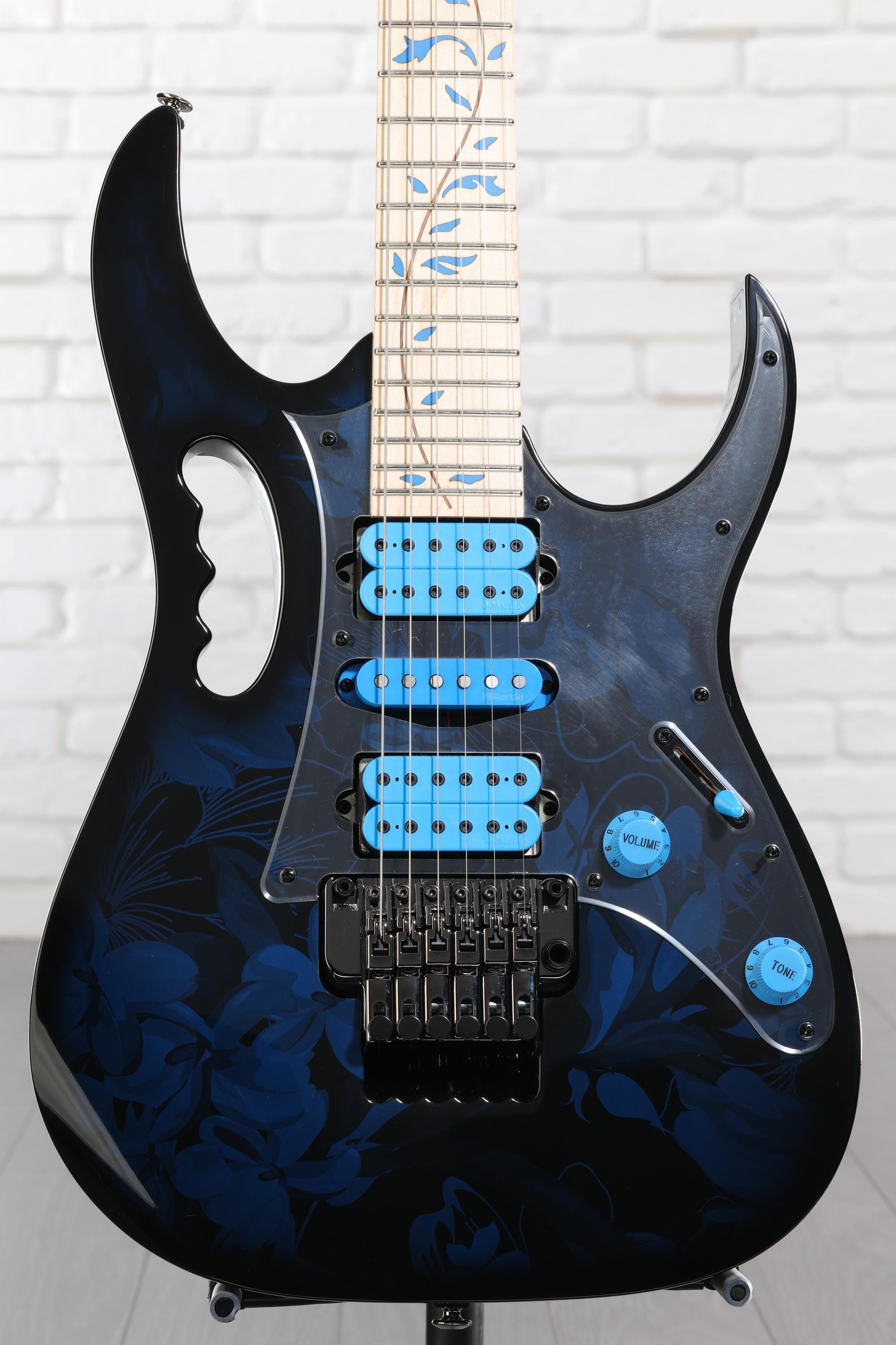 Ibanez Steve Vai Signature JEM77 - Blue Floral Pattern | Sweetwater