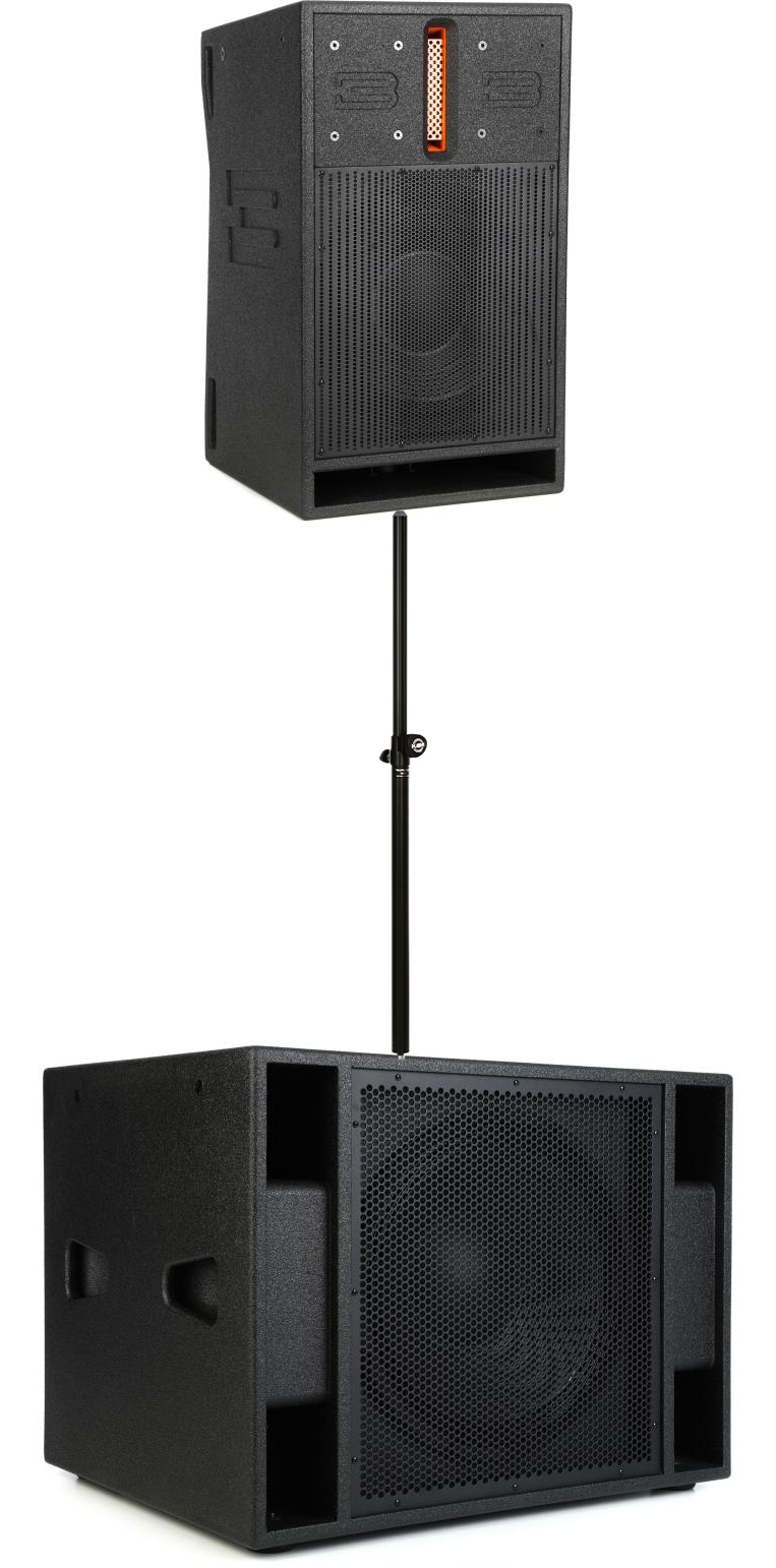 Photo of BASSBOSS DV12-MK3 3,200-watt Single 12-inch Powered Speaker with SSP118-MK3 2,500-watt Single 18-inch Powered Subwoofer