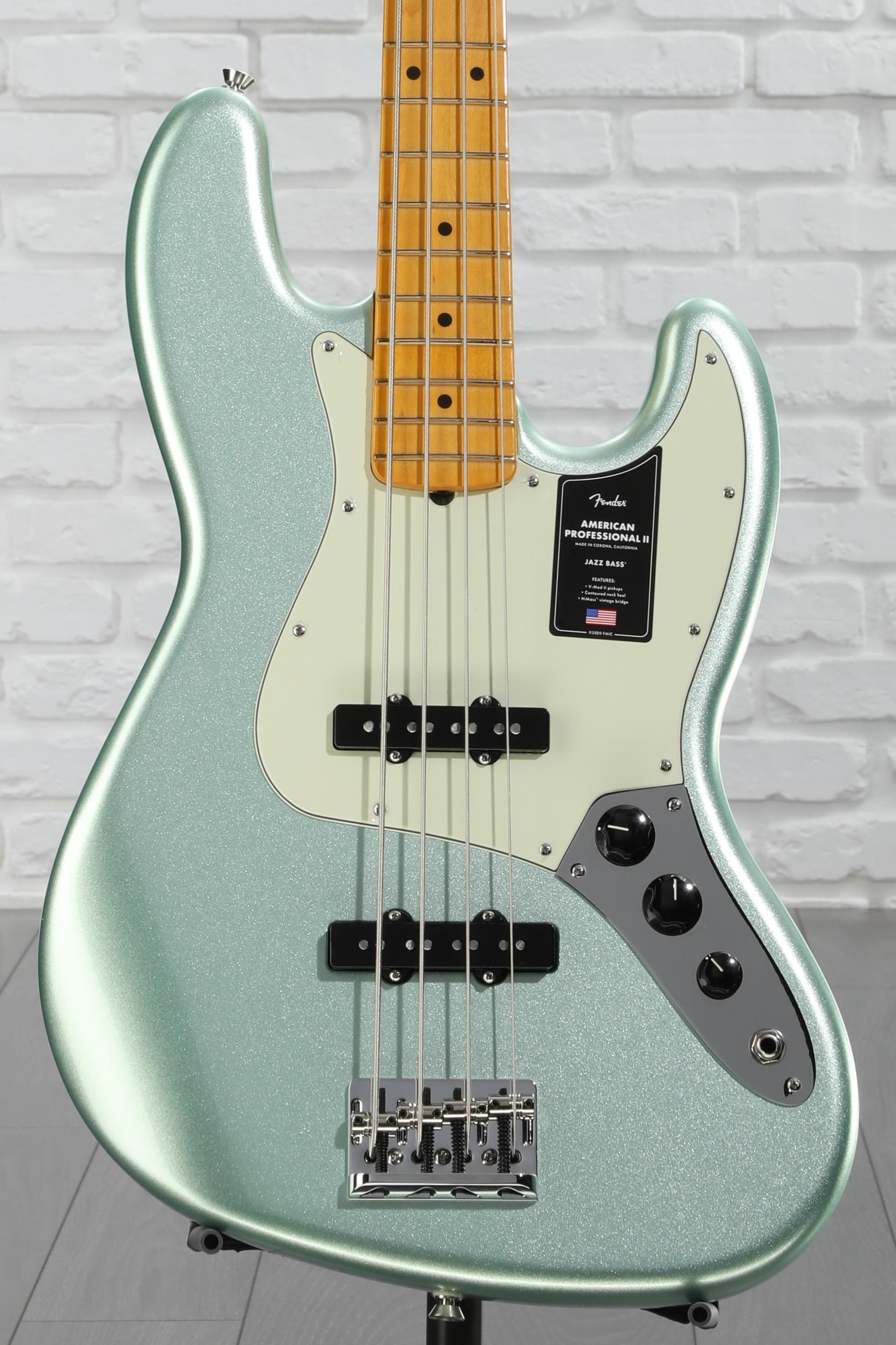 ベース Fender American Professiona Jazz Bass Fender American Professional II Jazz Bass - Olympic White with