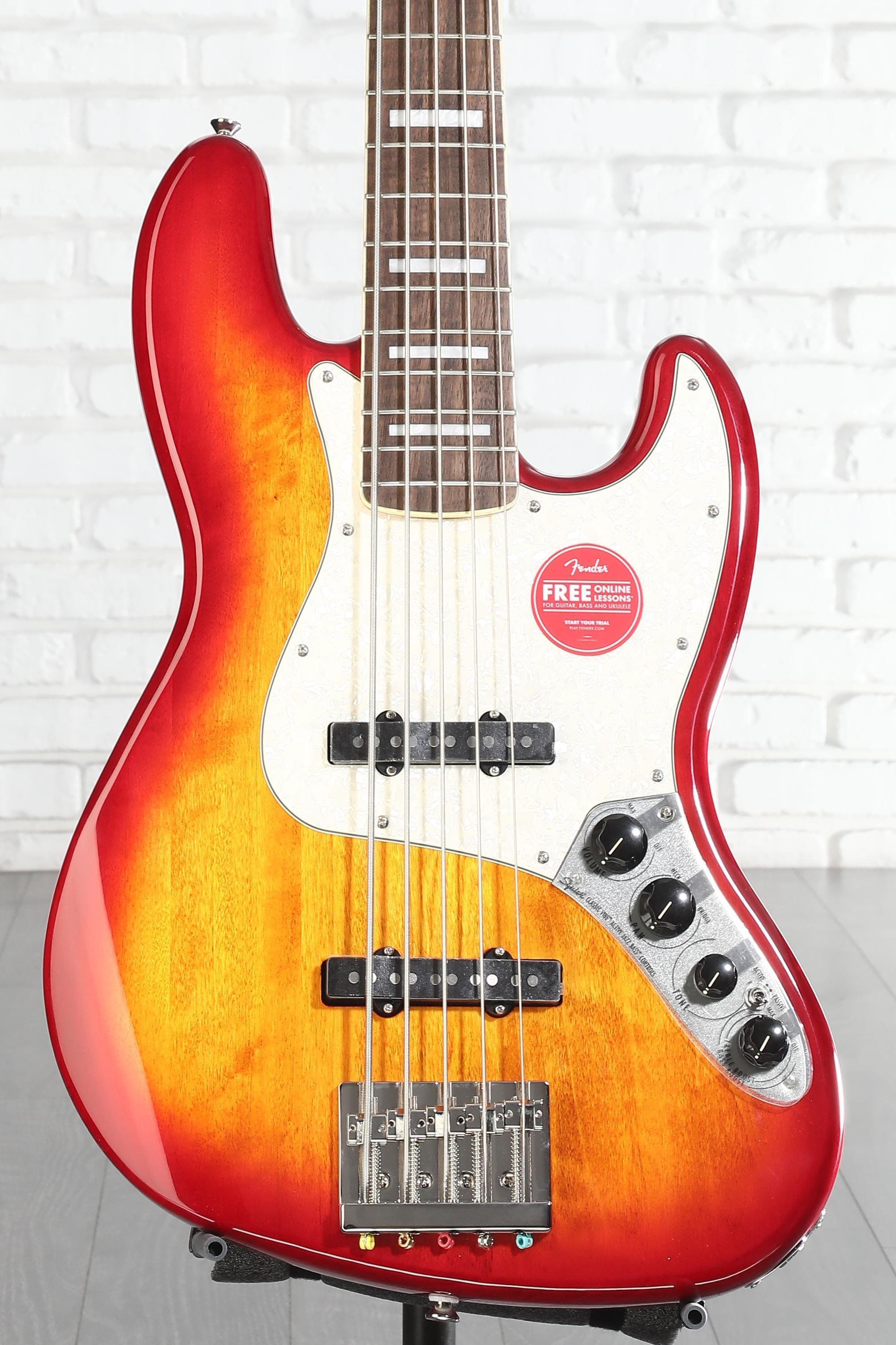 Squier Classic Vibe Active '70s Jazz Bass V - Sienna Sunburst