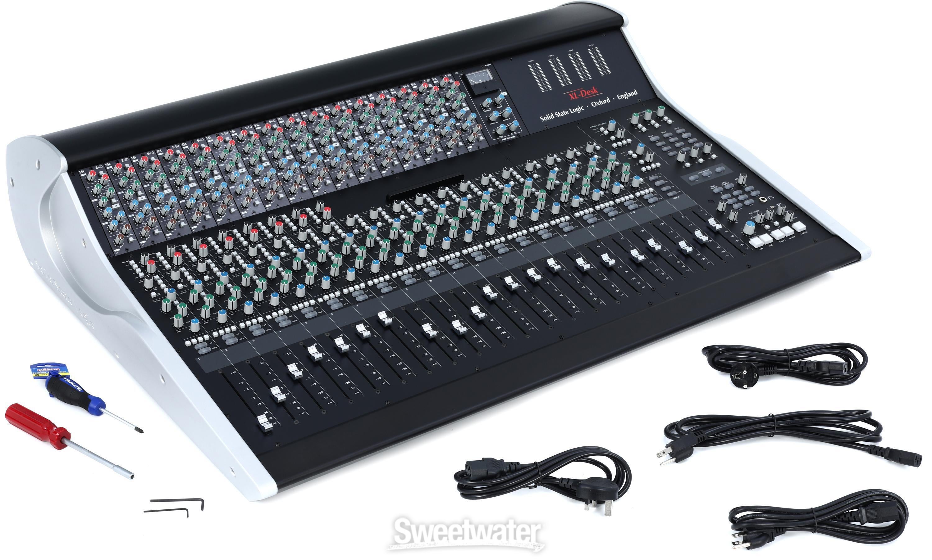 Solid State Logic XL-Desk SuperAnalogue Mixer with 16 x 611EQ E Series EQs  | Sweetwater