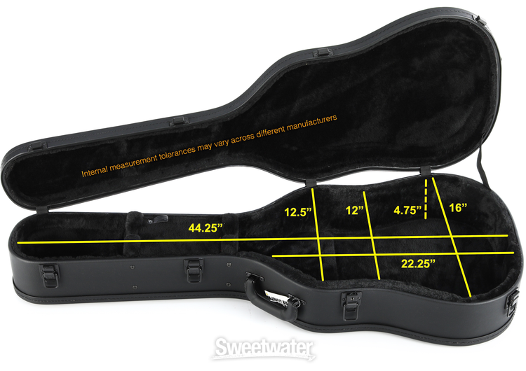 Gibson Accessories Dreadnought Modern Hardshell Case - Black
