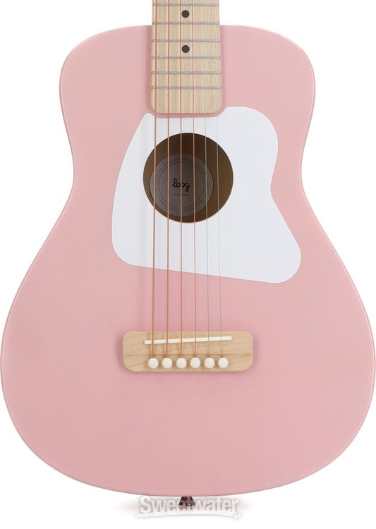 Loog Guitars Pro VI Acoustic Guitar - Pink