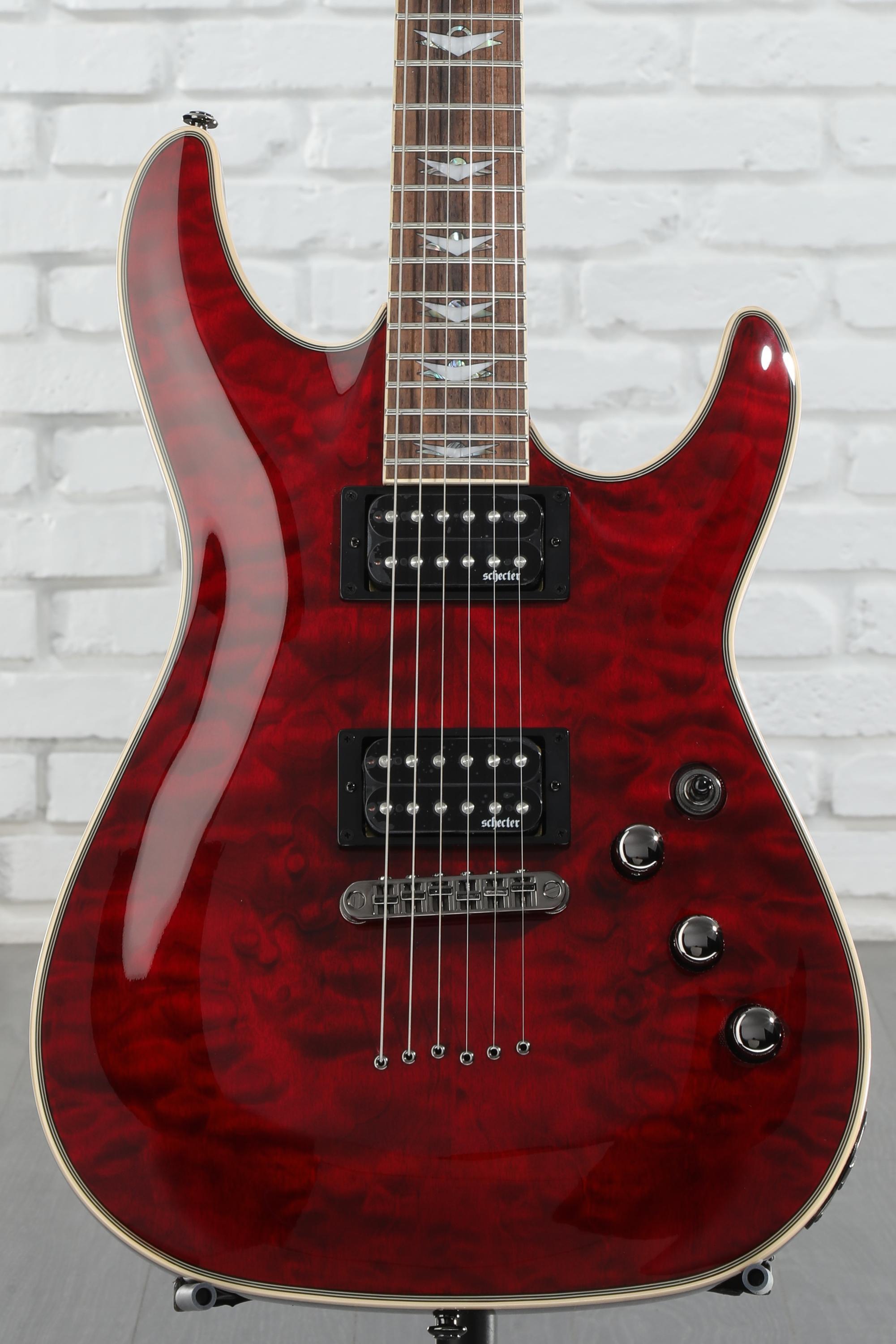 Amazon.com: Schecter Omen Extreme-6 Electric Guitar - Black