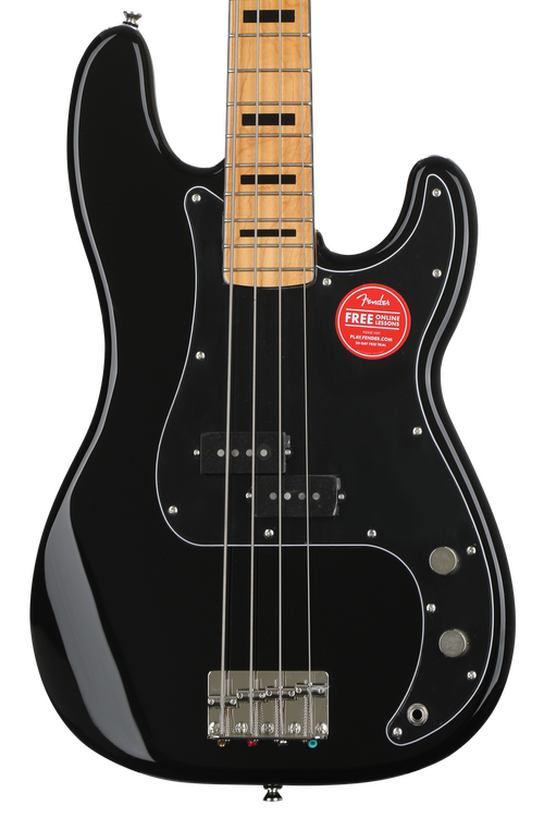 Squier Classic Vibe '70s Precision Bass - Black | Sweetwater