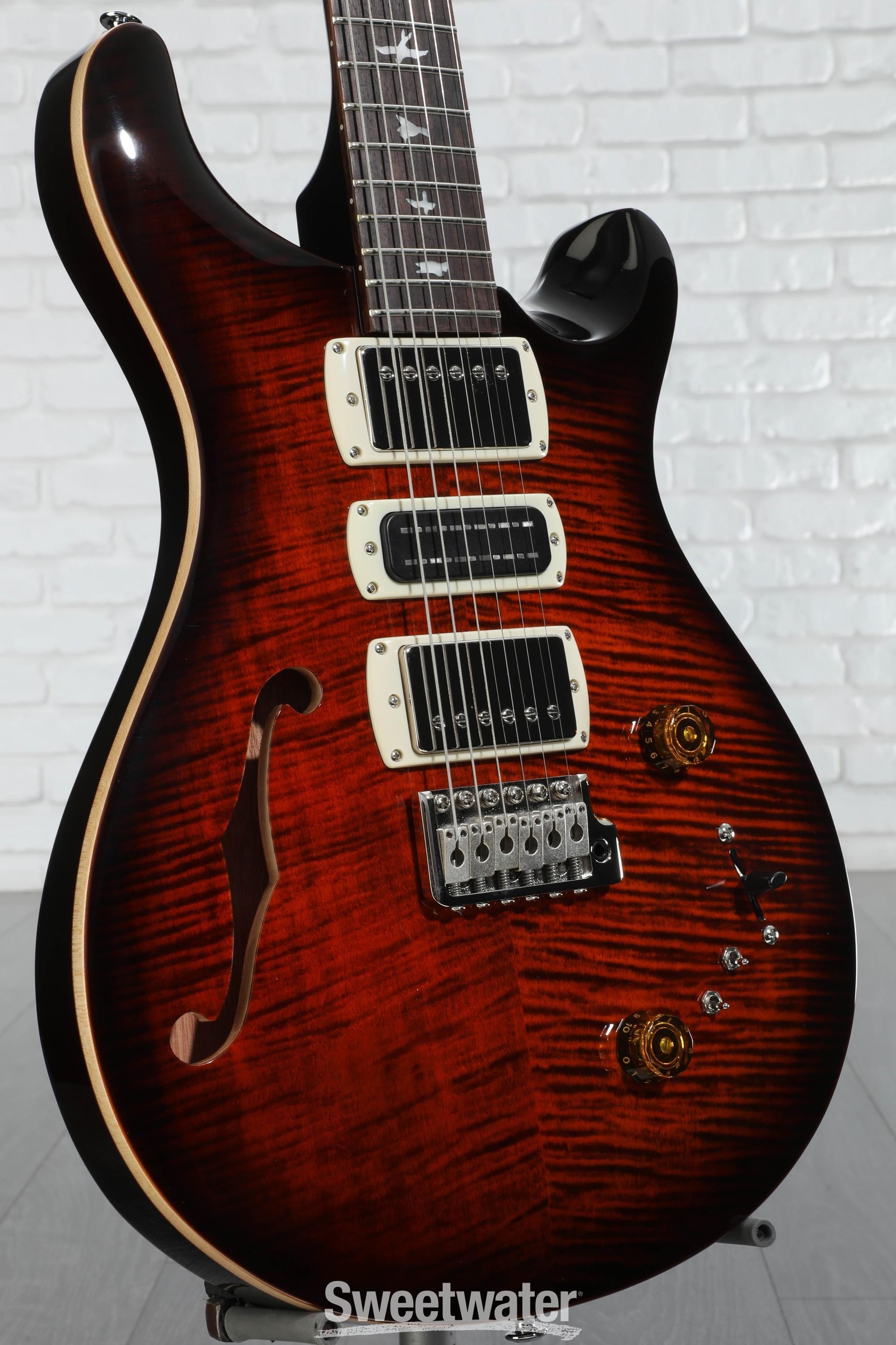 PRS SE Special Semi-Hollow Electric Guitar - Orange Tiger